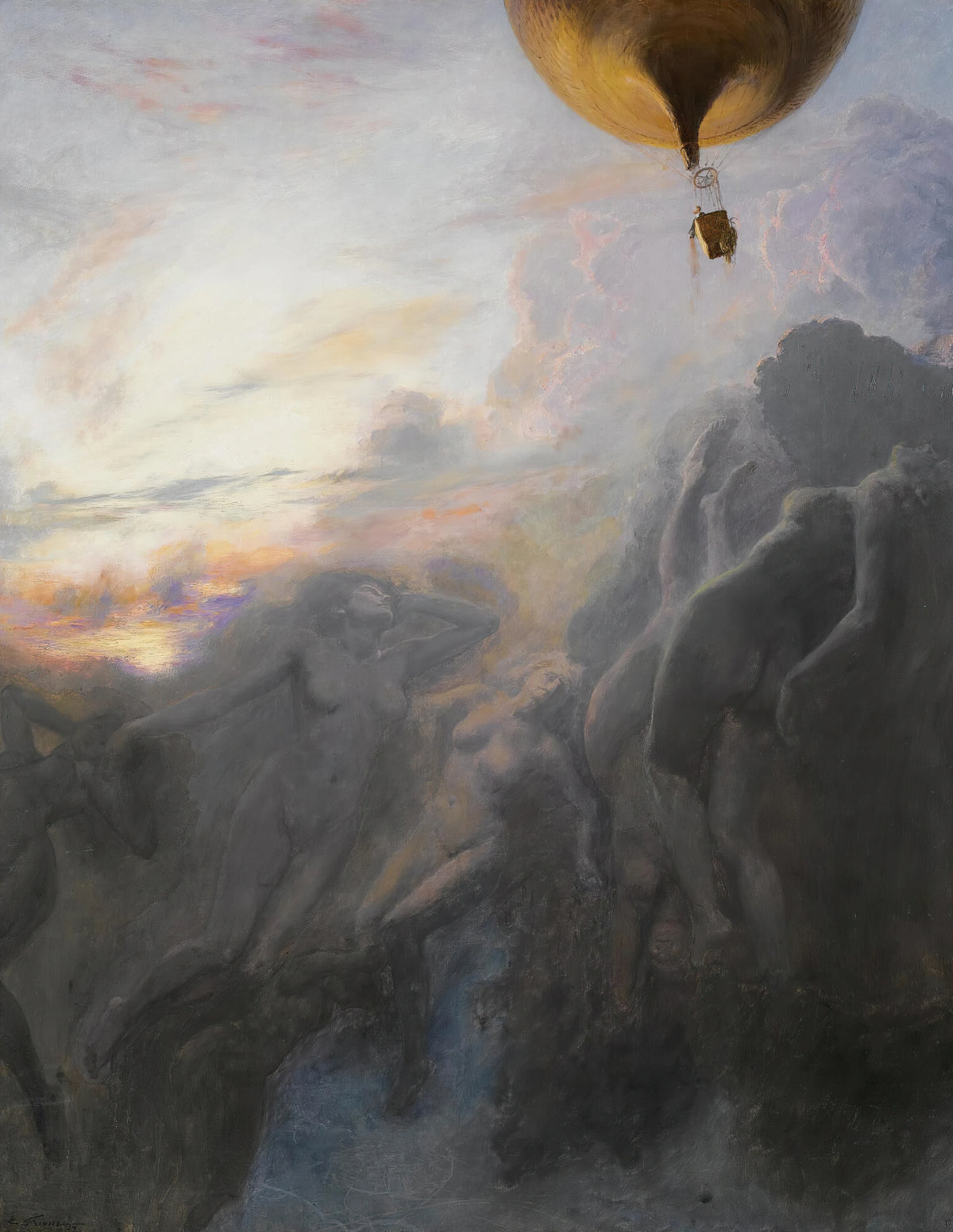 Émile Friant - Voyage A L'infini (1899)