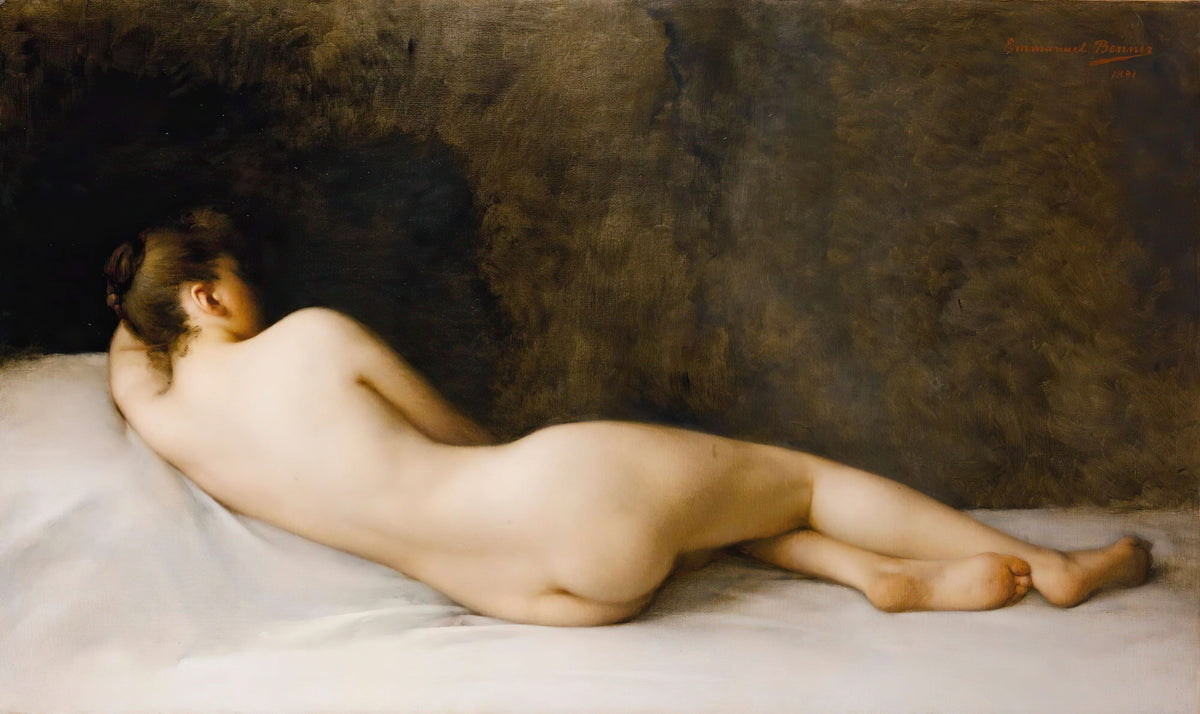 Emmanuel Benner - Nu Allongé (1891)