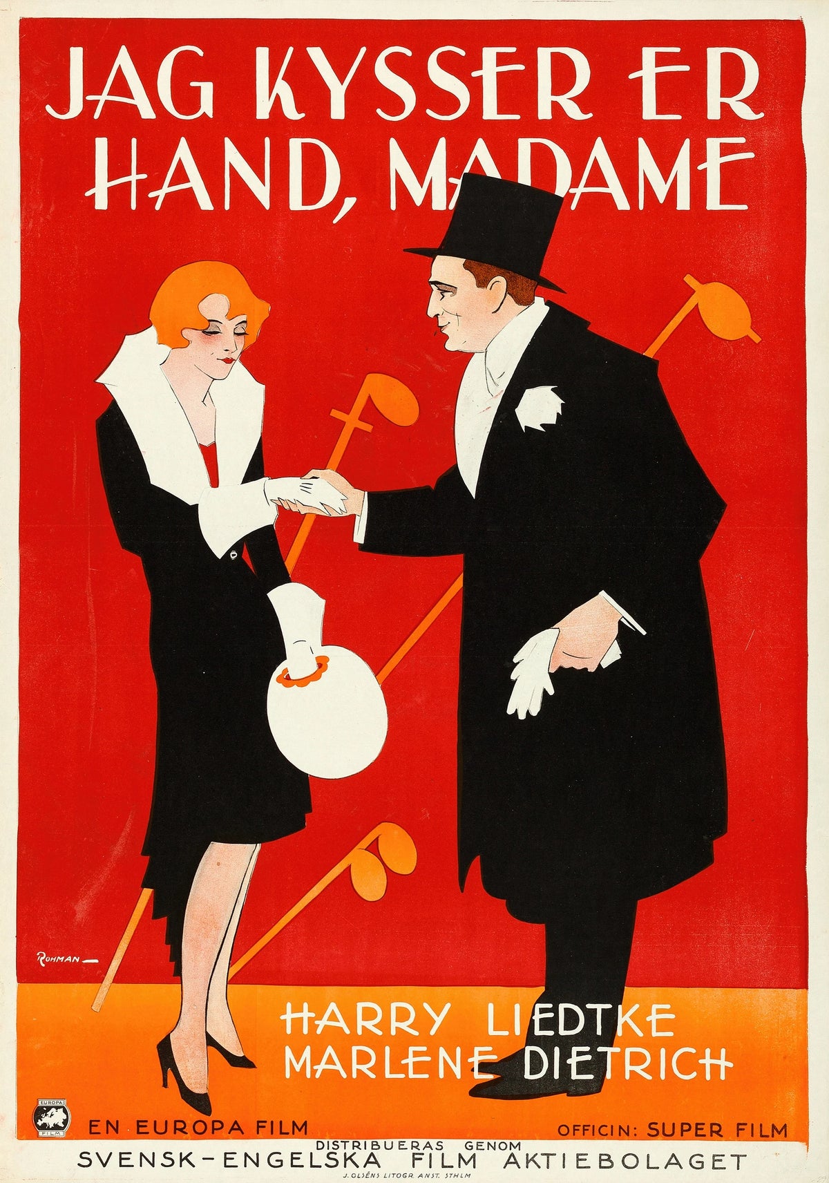 Eric Rohman - I Kiss Your Hand, Madame (1929)