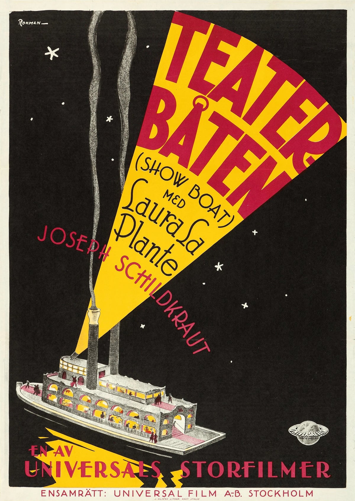 Eric Rohman - Show Boat (1929)