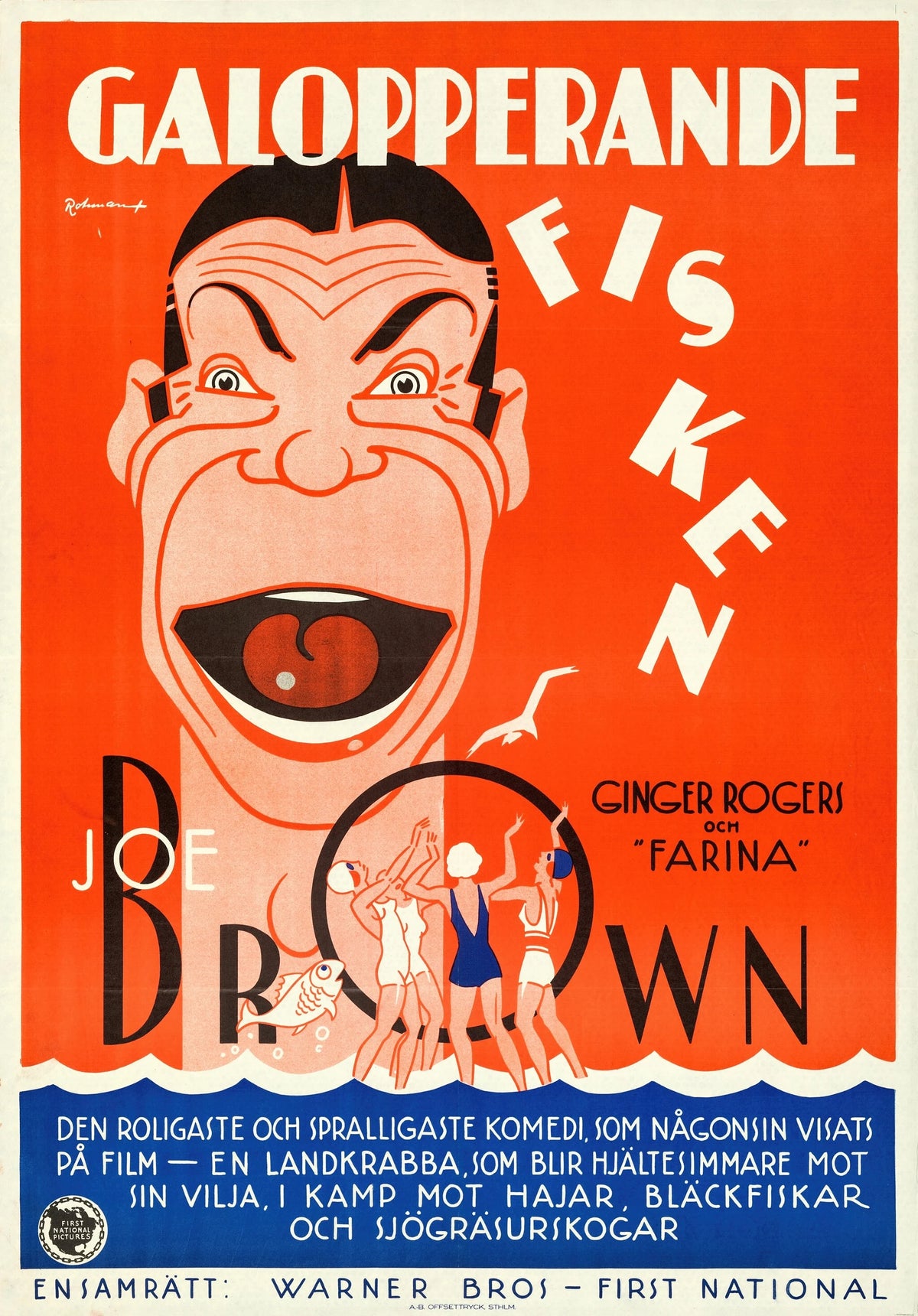 Eric Rohman - You Said a Mouthful (1933)