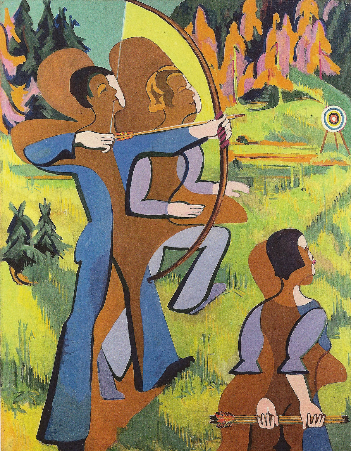 Ernst Ludwig Kirchner - Archers (1935-1937)