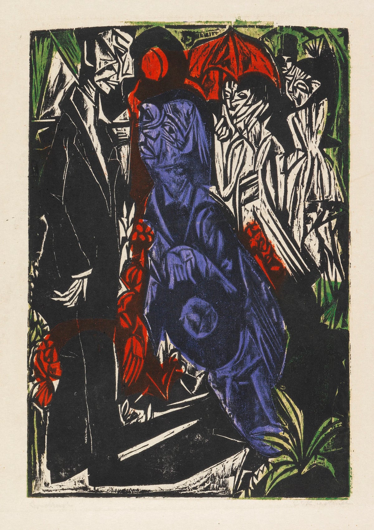 Ernst Ludwig Kirchner - Der Verkauf des Schattens (1915)