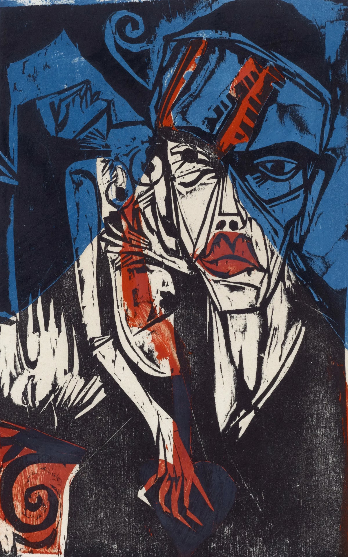 Ernst Ludwig Kirchner - Kämpfe - Qualen der Liebe (1915)