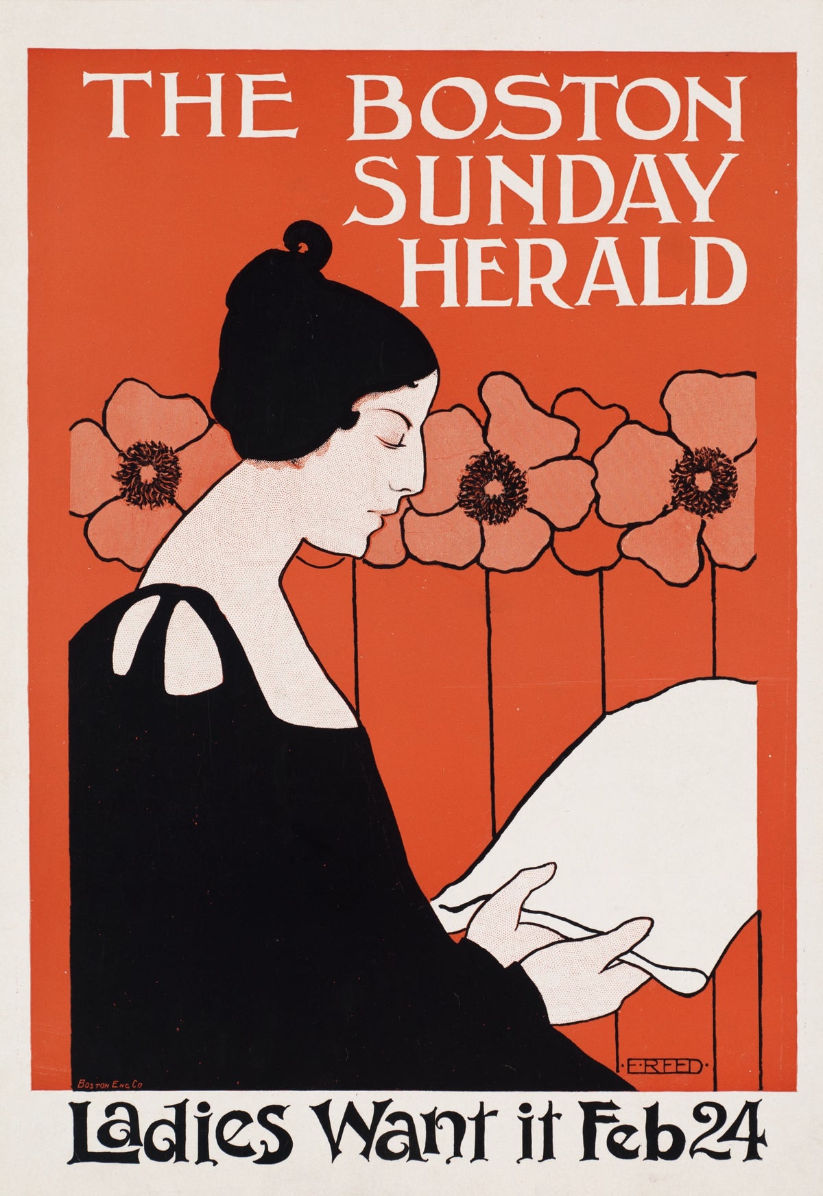 Ethel Reed - The Boston Sunday herald, ladies want it Feb 24 (1890-1920)