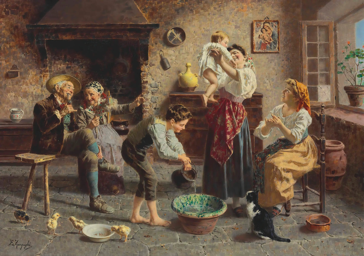 Eugenio Zampighi - Bath Time