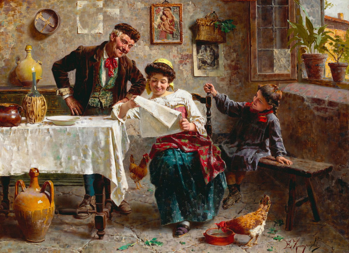 Eugenio Zampighi - La chiacchiera