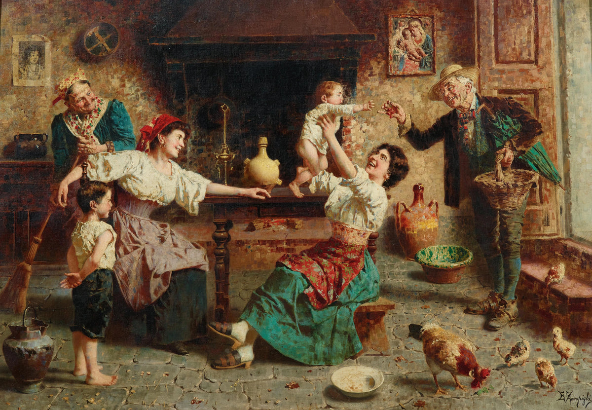 Eugenio Zampighi - The Happy Family