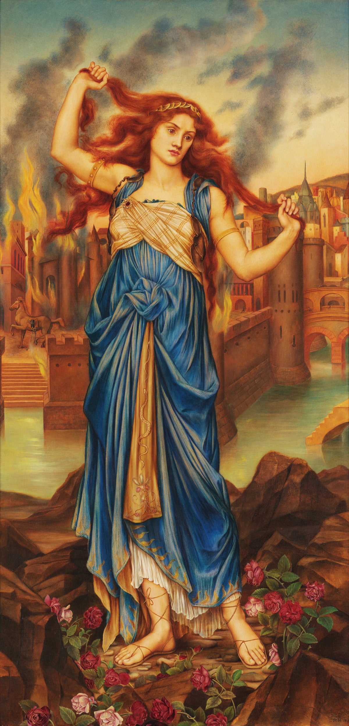 Evelyn De Morgan - Cassandra (1898)