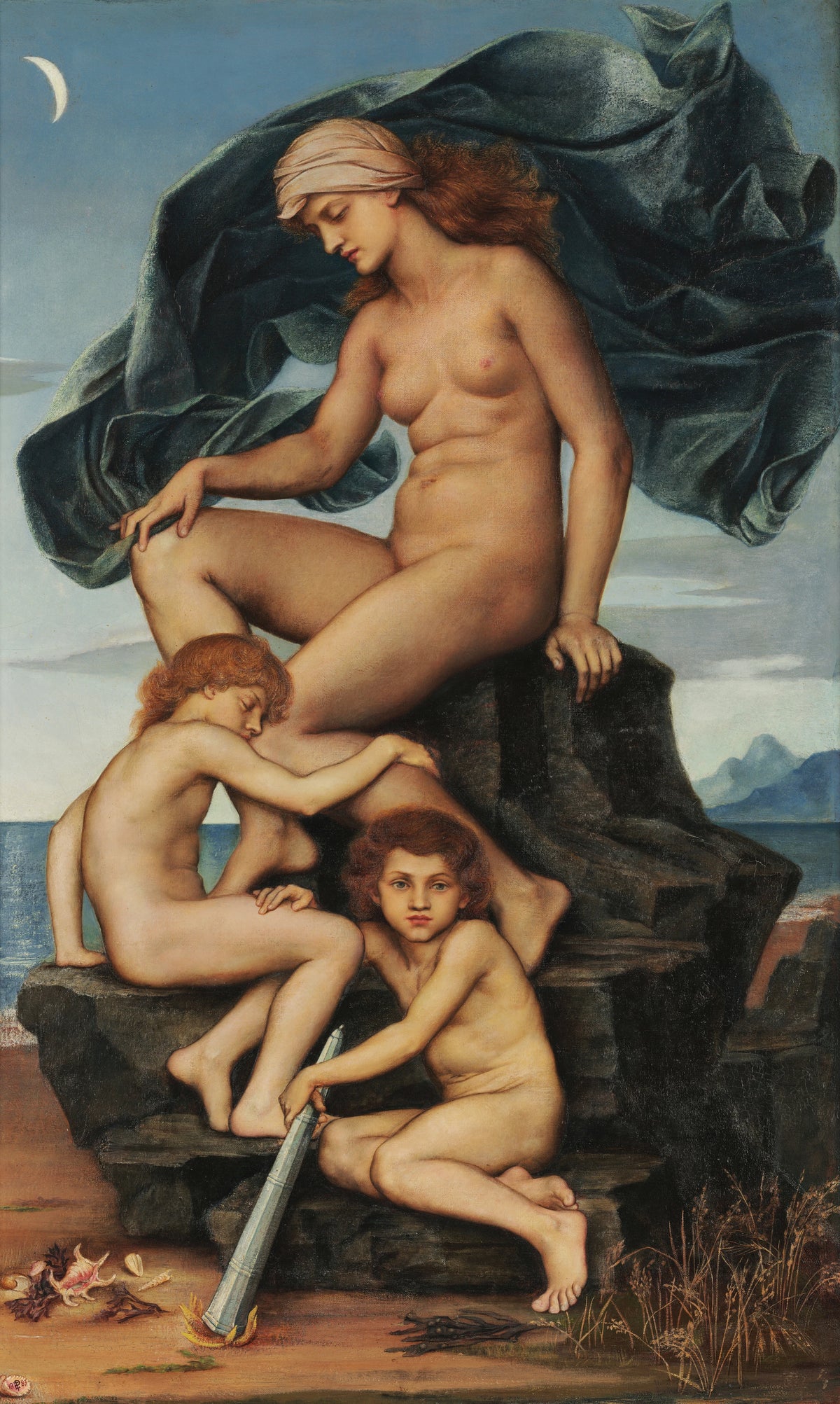 Evelyn De Morgan - Sleep and Death, the Children of the Night (1883)