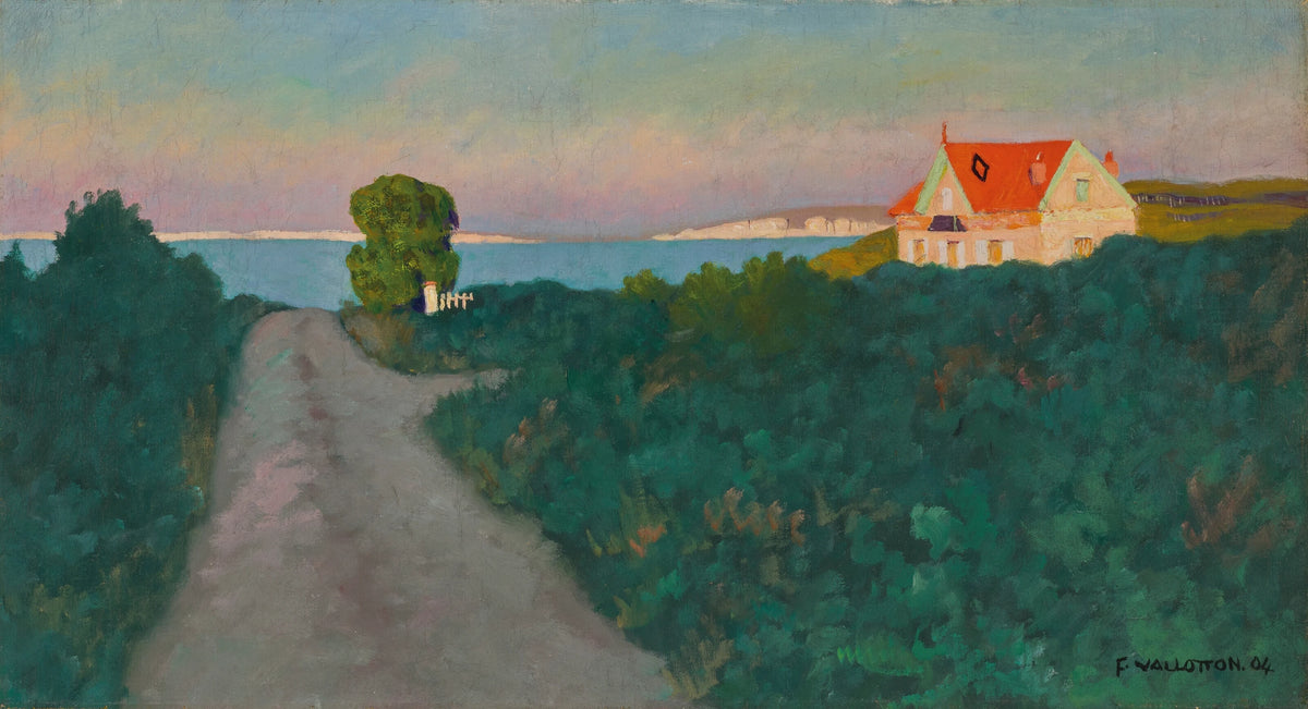 Félix Vallotton - La Maison rose, Varengeville (1904)