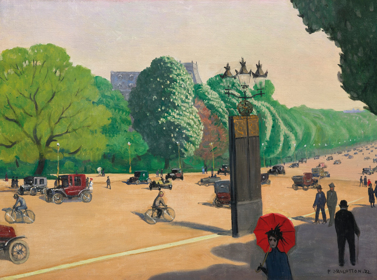 Félix Vallotton - La Porte Dauphine (1922)