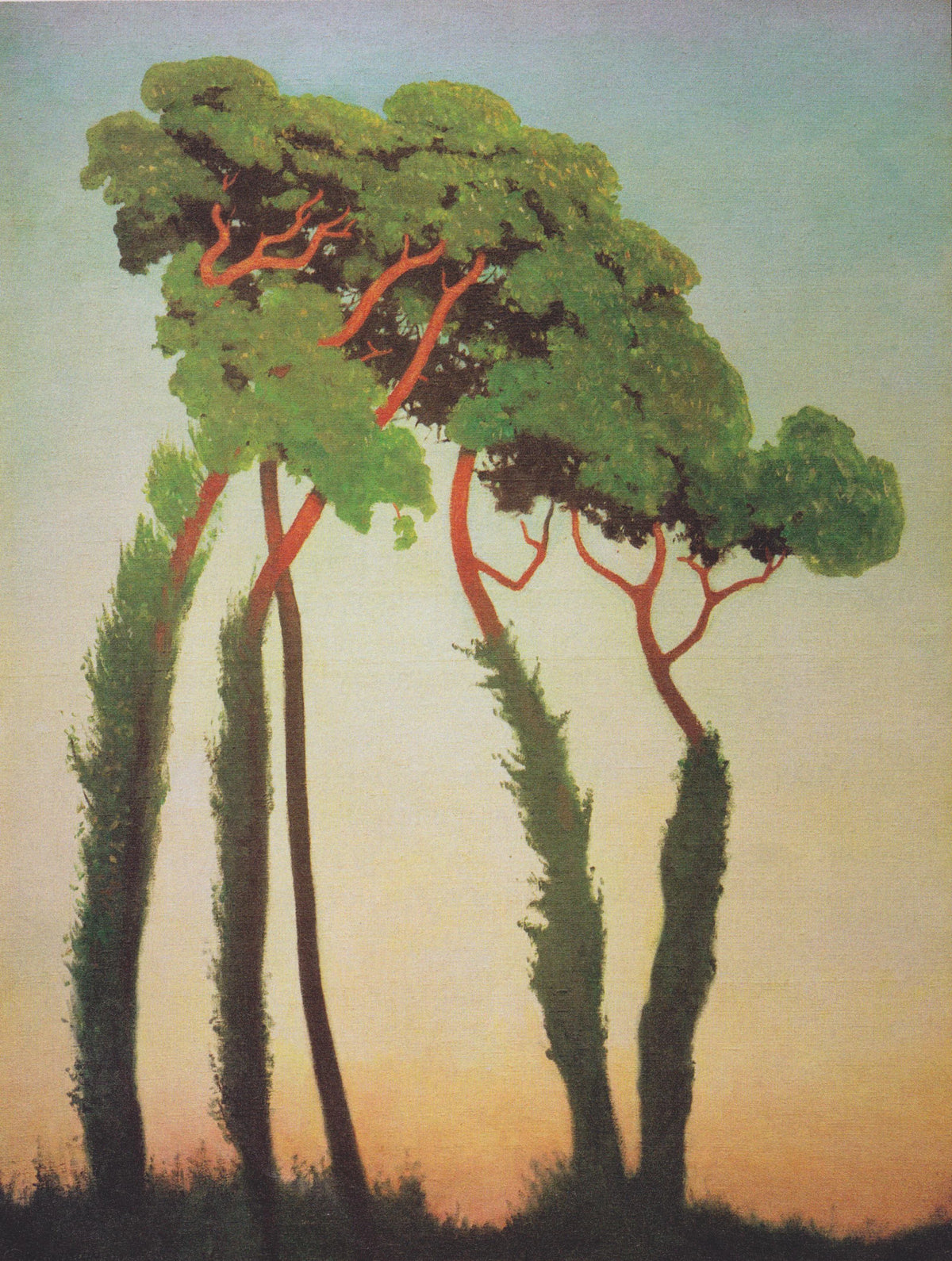 Félix Vallotton - Last sun rays (1911)