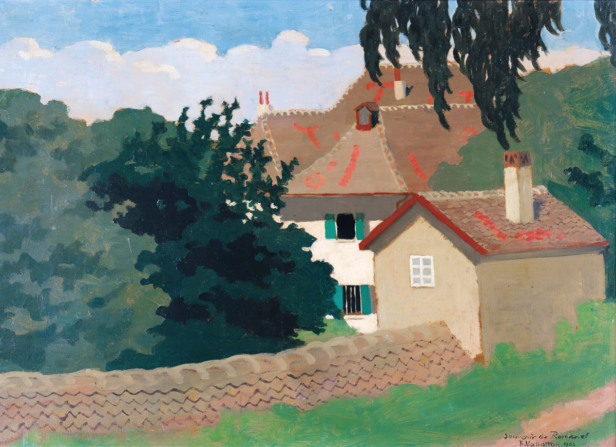 Félix Vallotton - Souvenir From Romanel (1900)
