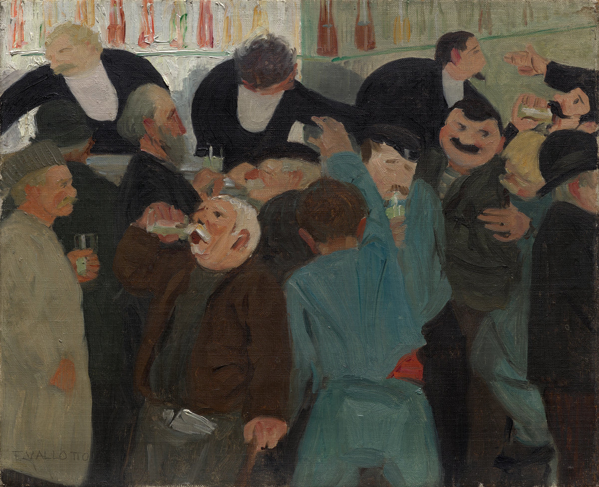 Félix Vallotton - The Bistro (circa 1895)