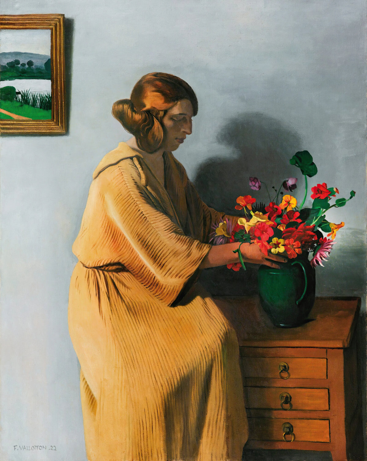 Félix Vallotton - The Bouquet (1922)