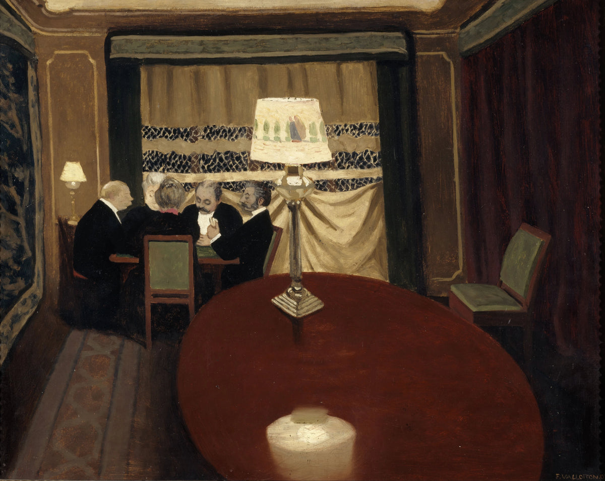 Félix Vallotton - The Poker Game (1902)