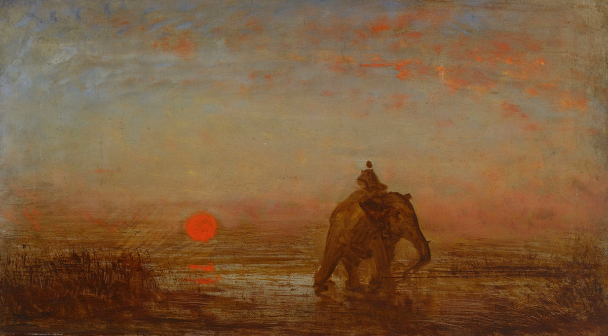 Félix Ziem - L'éléphant