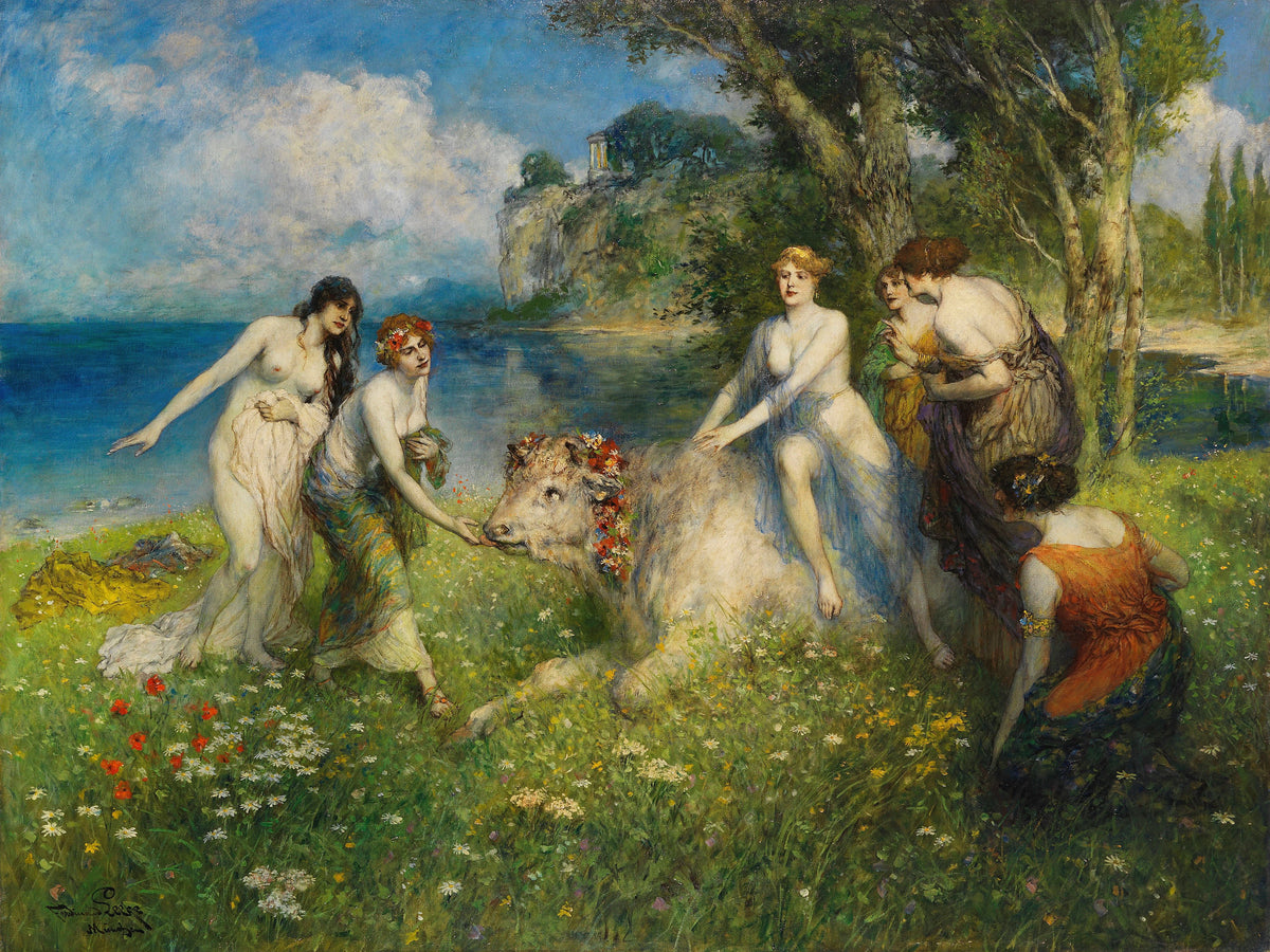 Ferdinand Leeke - Europa auf dem Stier (circa 1910)