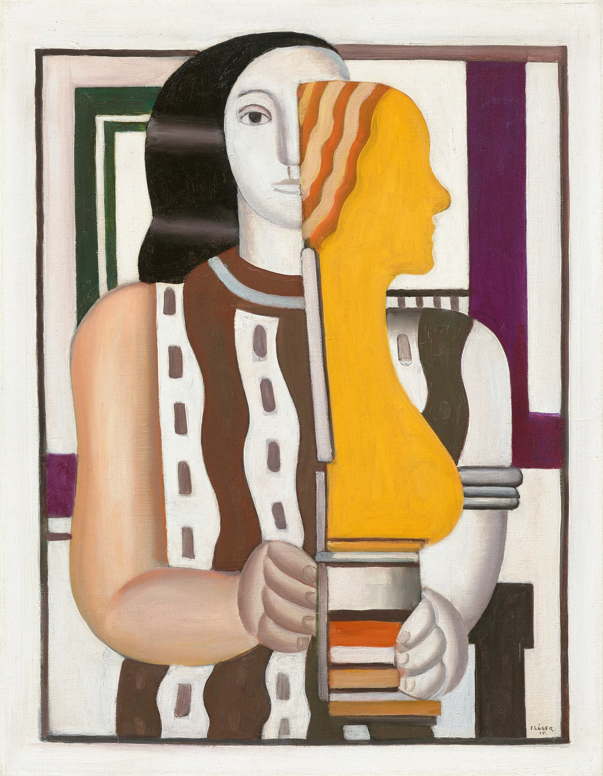 Fernand Léger - Femme portant une statuette (1925)