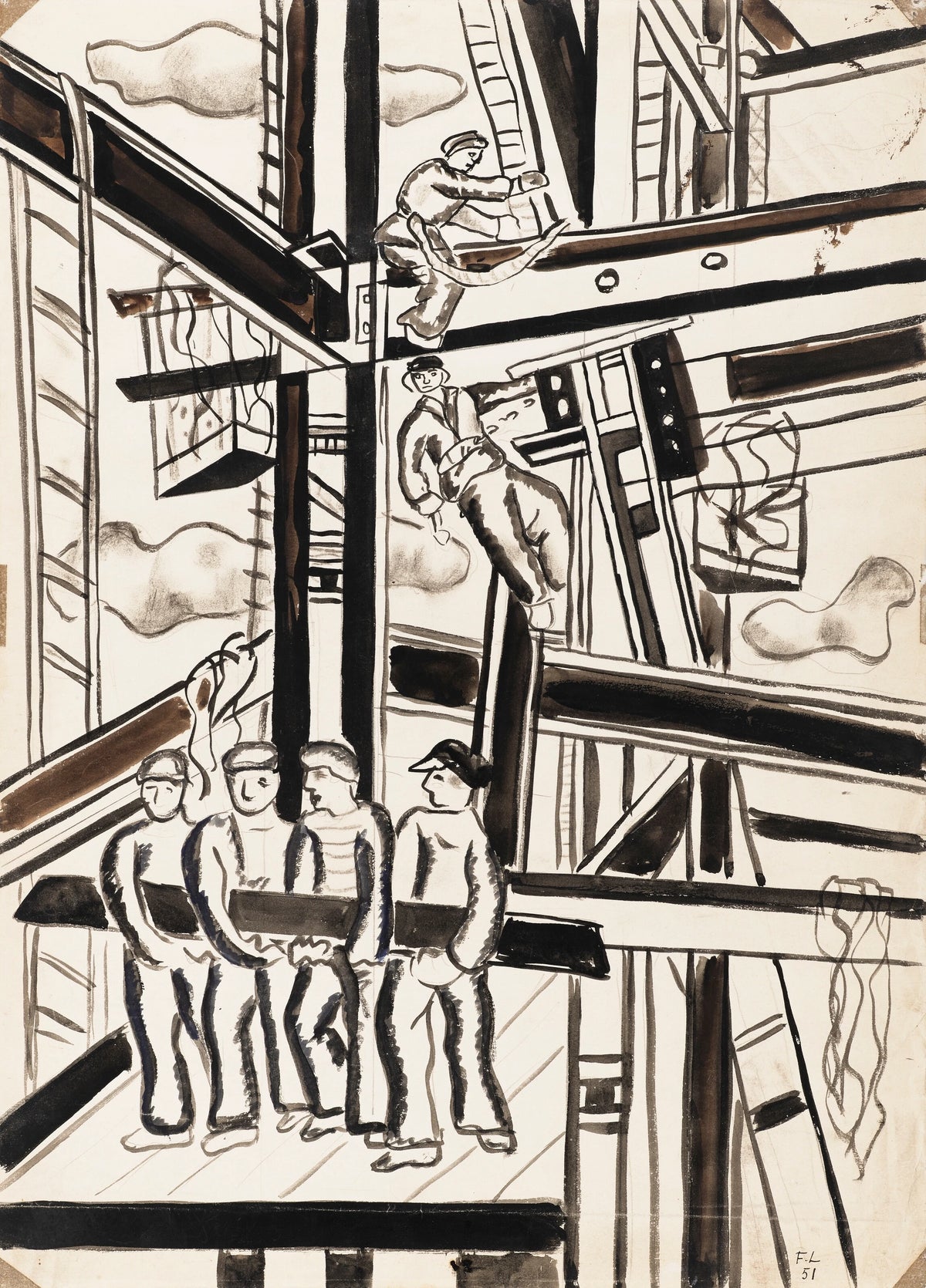 Fernand Léger - Les Constructeurs (1951)