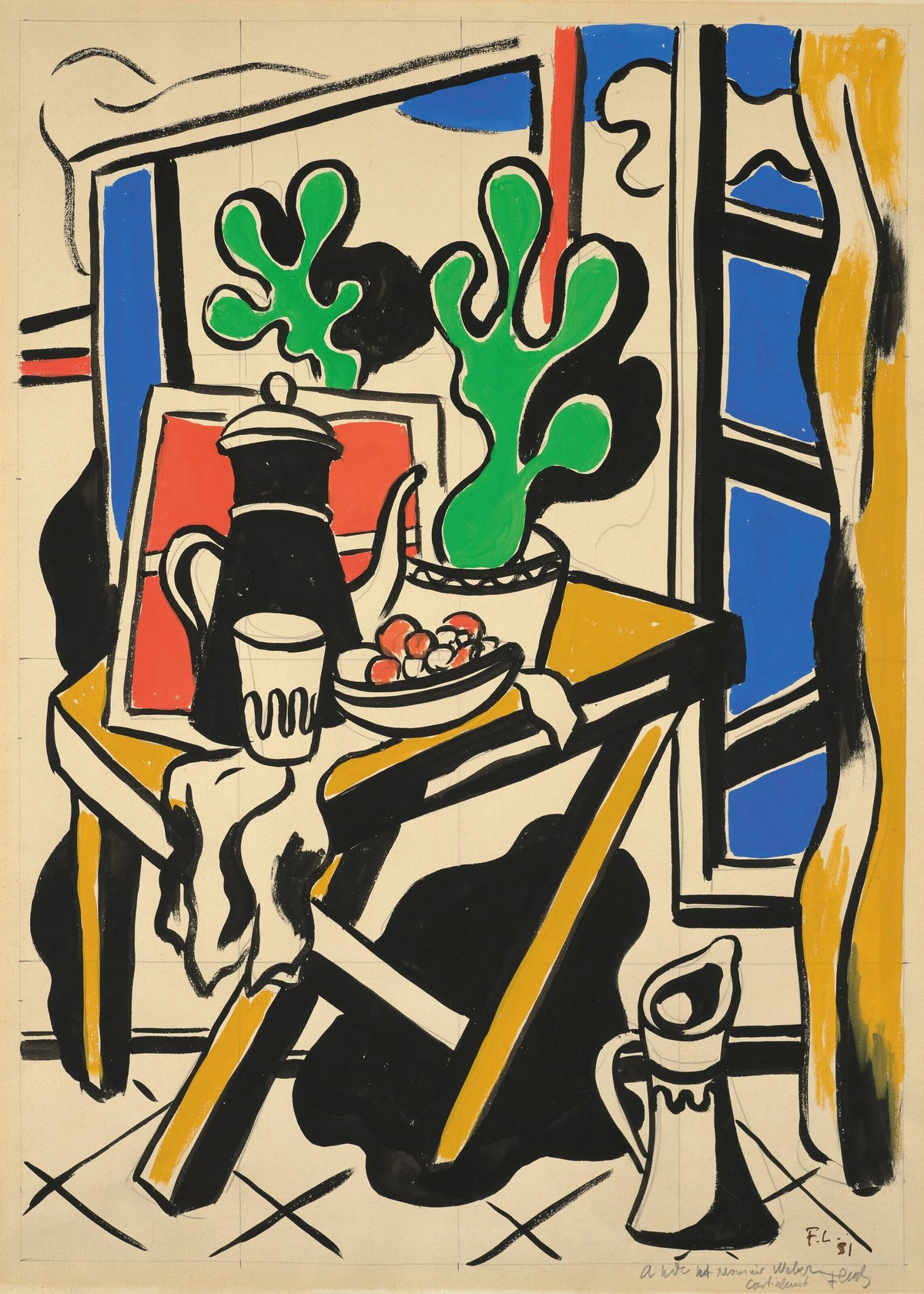 Fernand Léger - Nature morte dans la cuisine (1951)