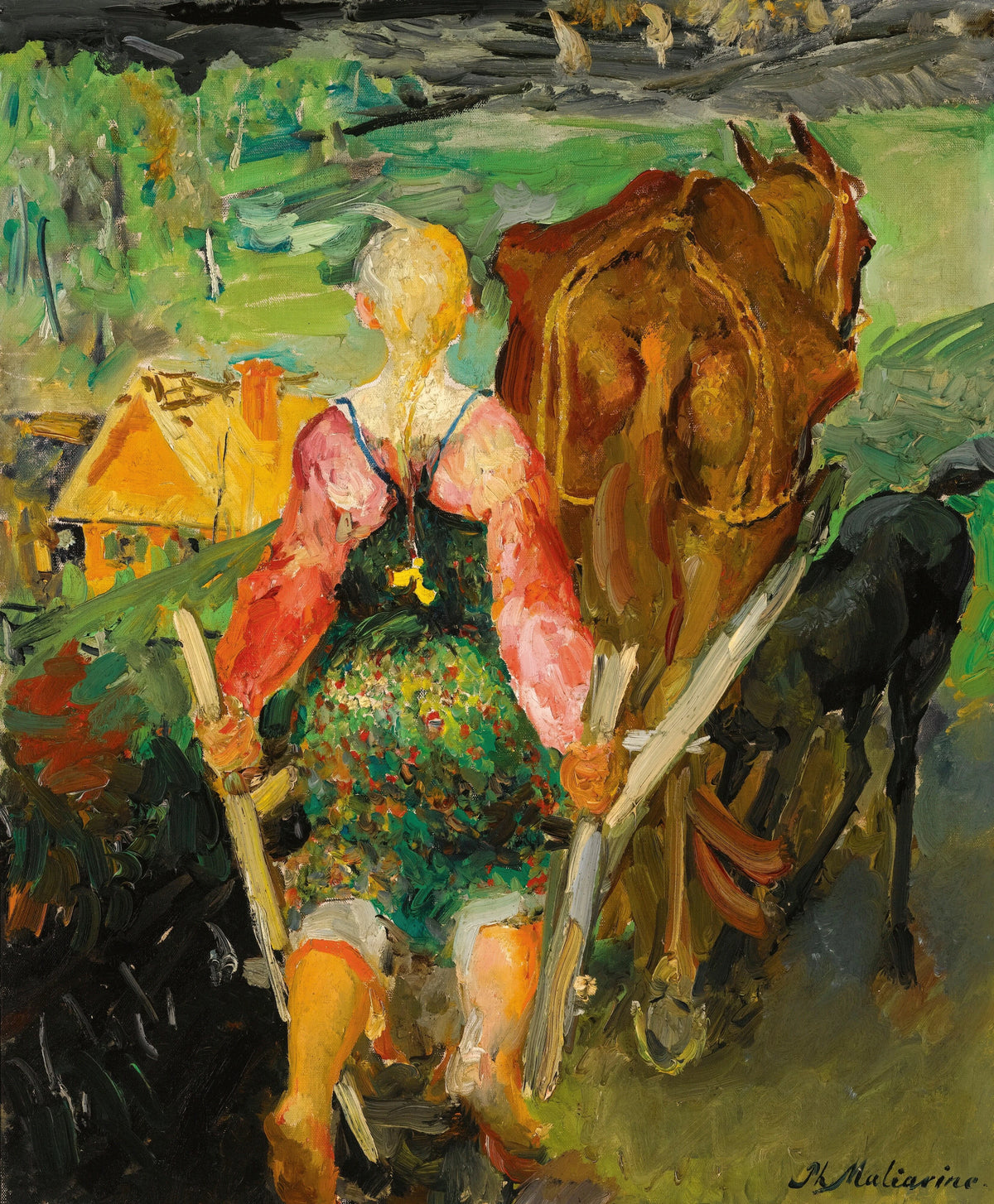 Filipp Malyavin - Ploughing