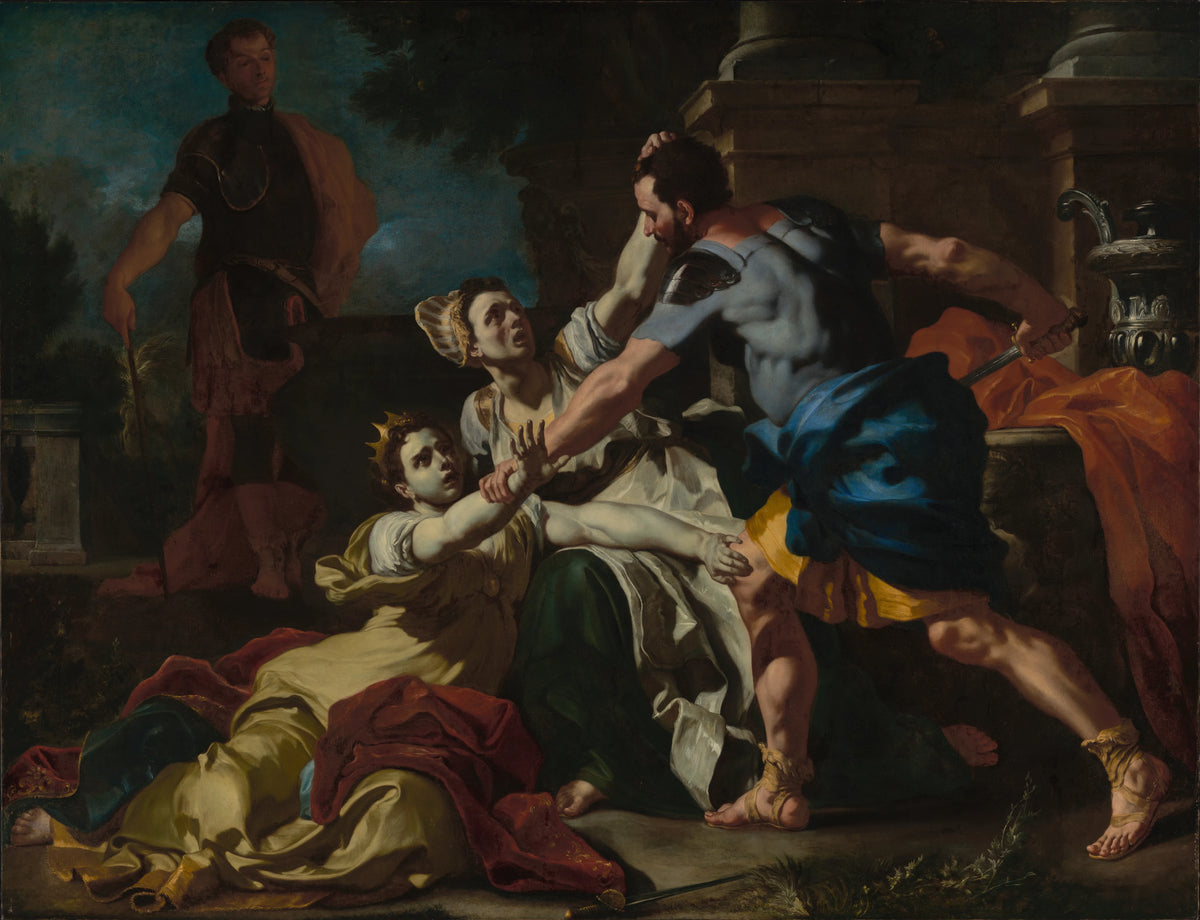 Francesco Solimena - Death of Messalina (About 1704)