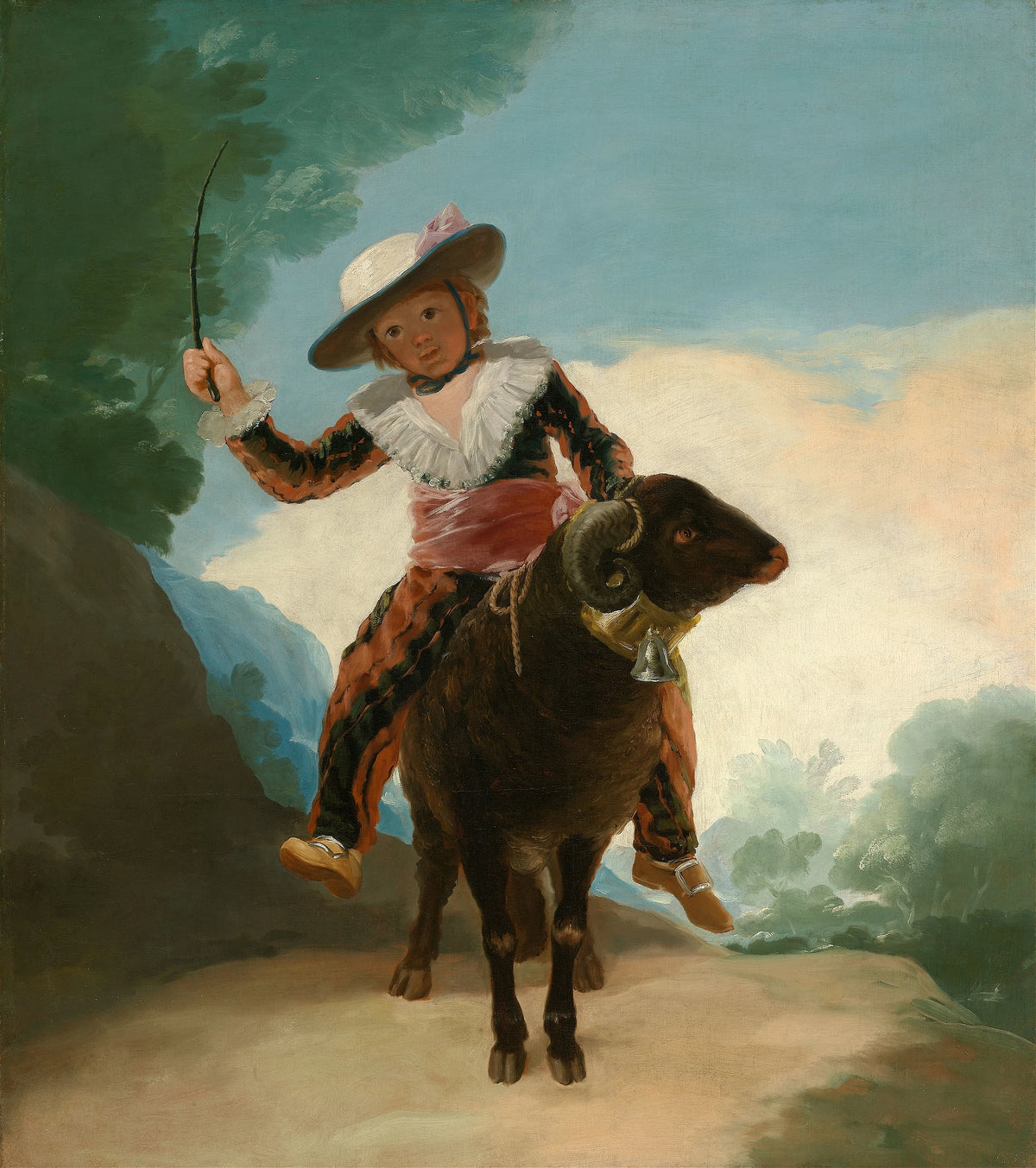 Francisco de Goya - Boy on a Ram (1786)