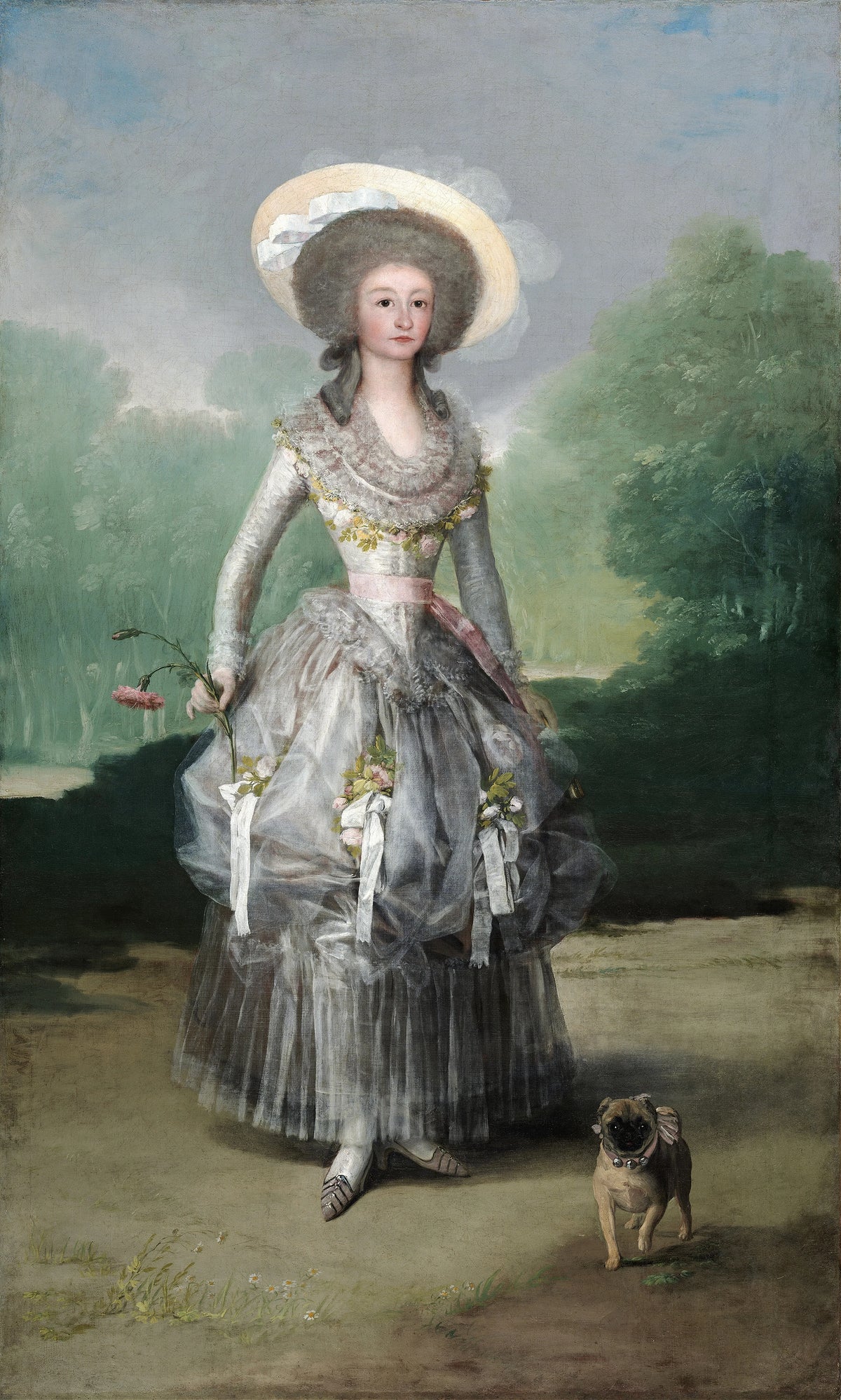 Francisco de Goya - The Marquesa de Pontejos (circa 1786)