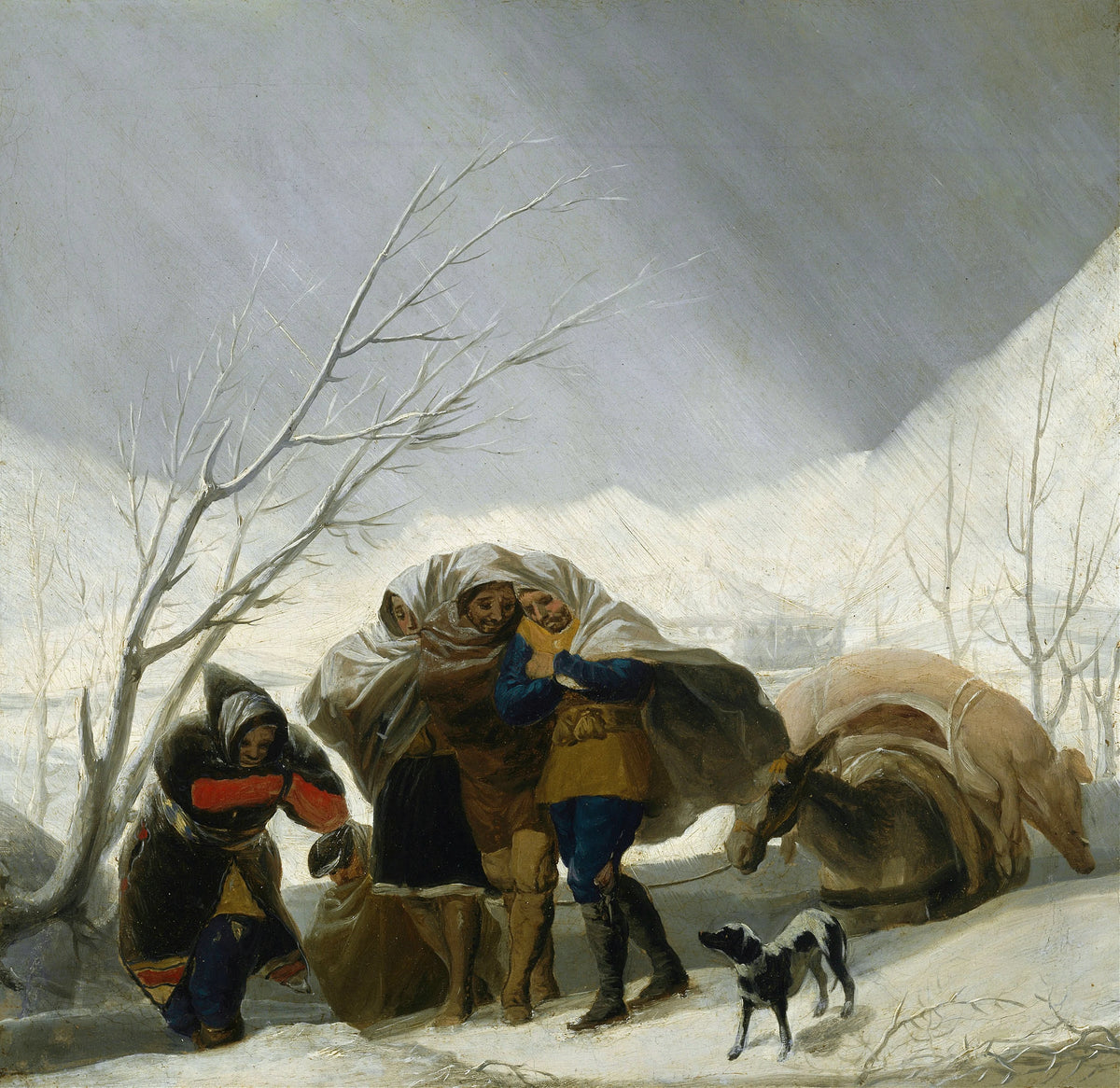 Francisco de Goya - Winter Scene (circa 1786)
