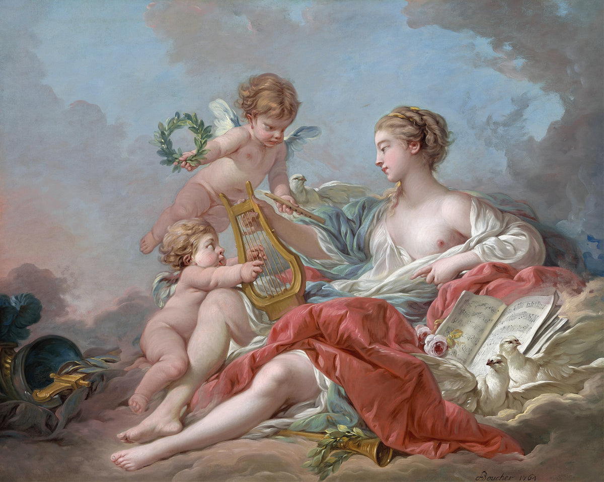 François Boucher - Allegory of Music (1764)