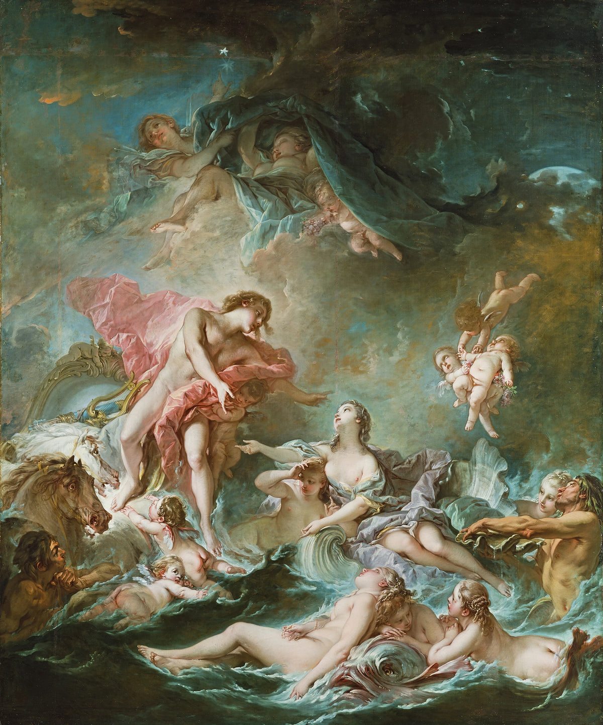 François Boucher - The Setting of the Sun (1752)