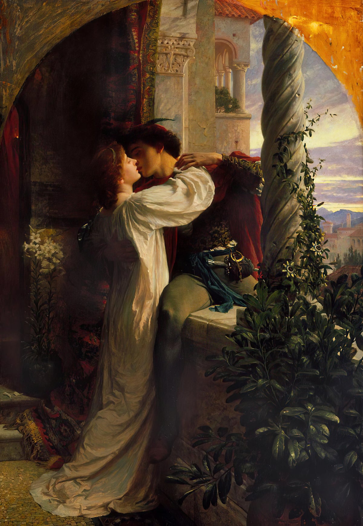 Frank Dicksee - Romea ve Juliet (1884)