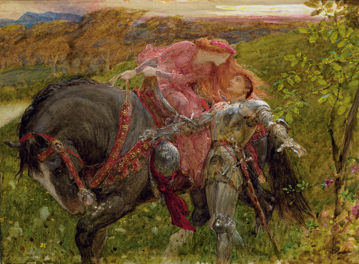 Frank Dicksee - Study for 'La Belle Dame sans Merci'
