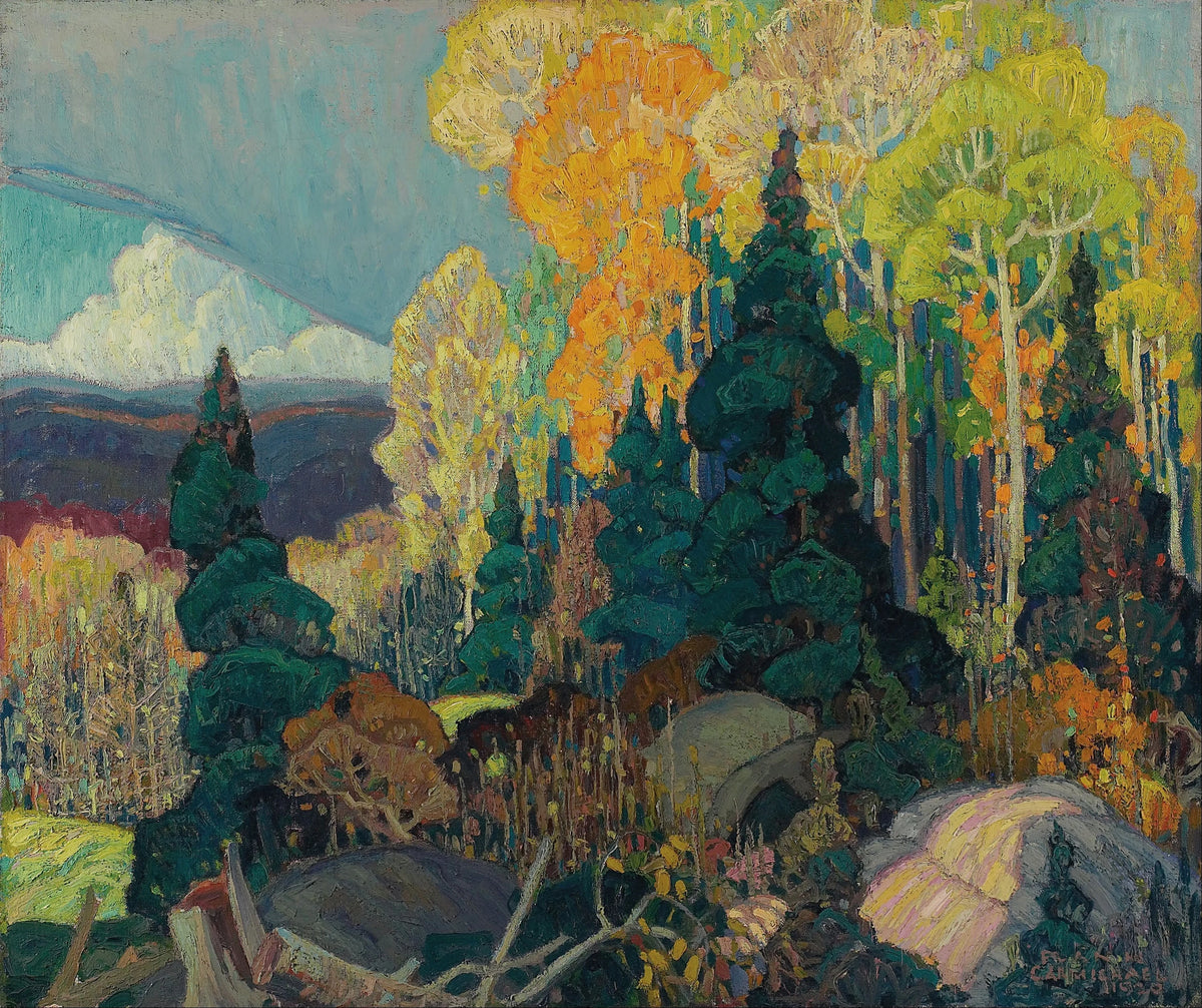 Franklin Carmichael - Autumn Hillside (1920)