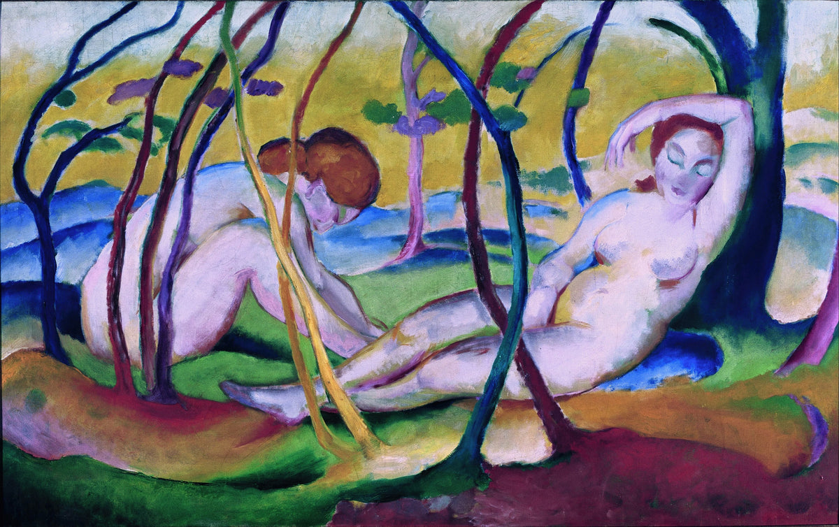 Franz Marc - Nudes under Trees (1911)