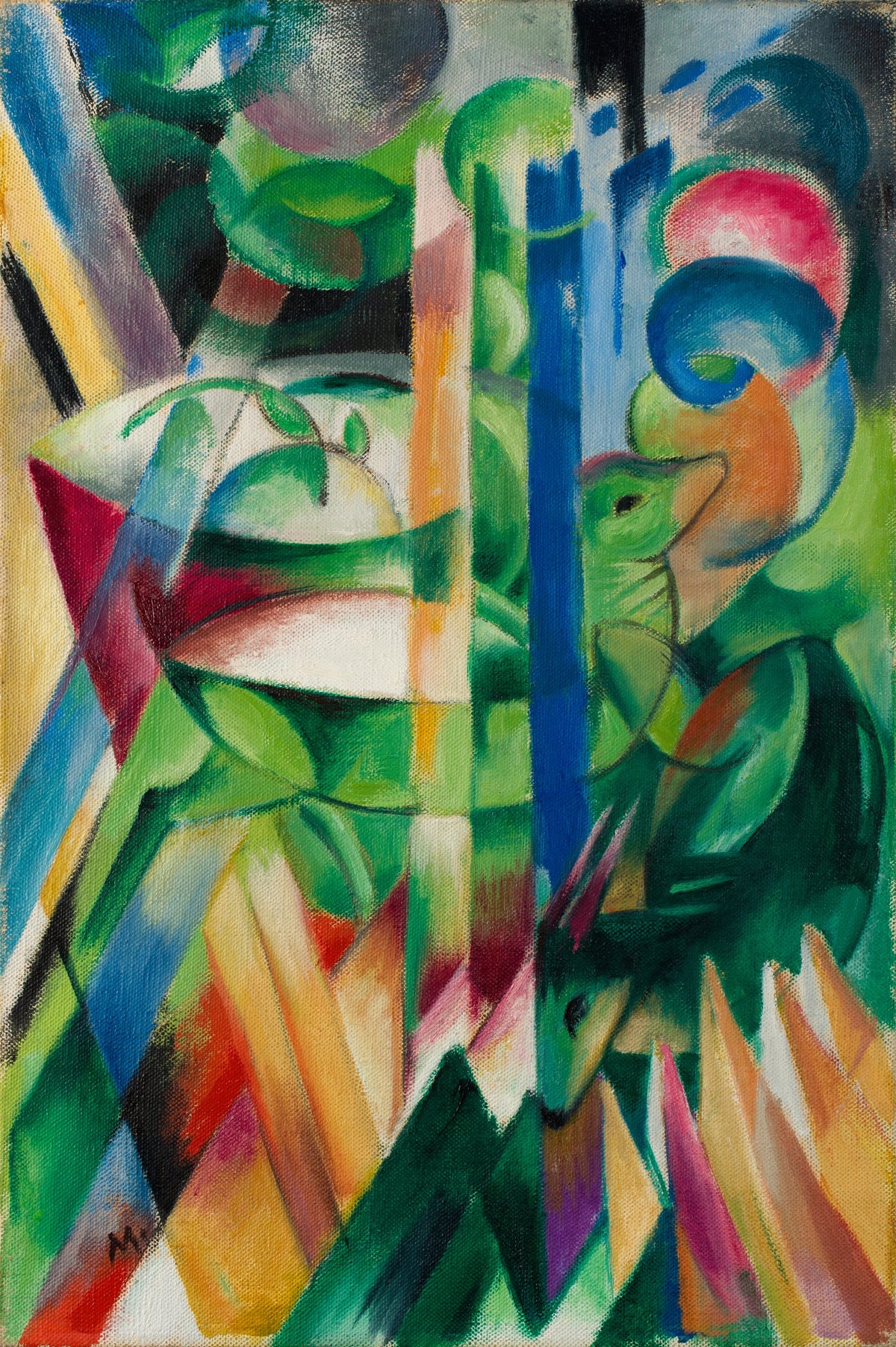 Franz Marc - The Little Mountain Goats (1914)