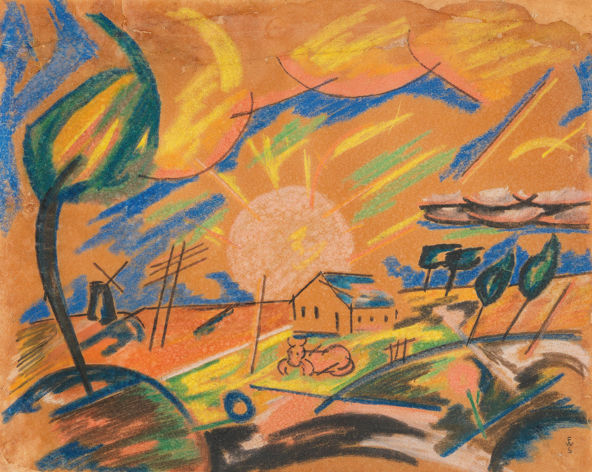 Franz Wilhelm Seiwert - Morgen auf dem Lande (1918)