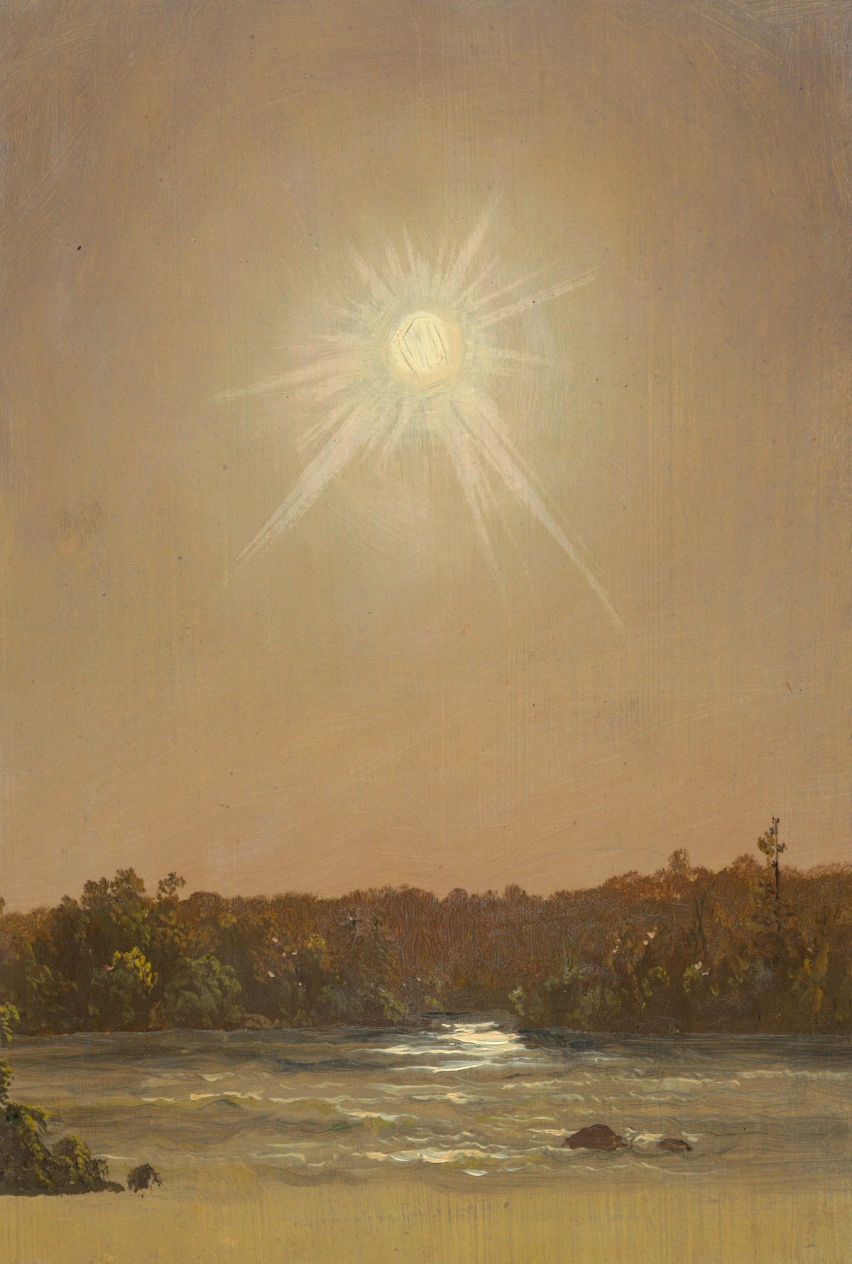 Frederic Edwin Church - Maine sunset (1855-65)