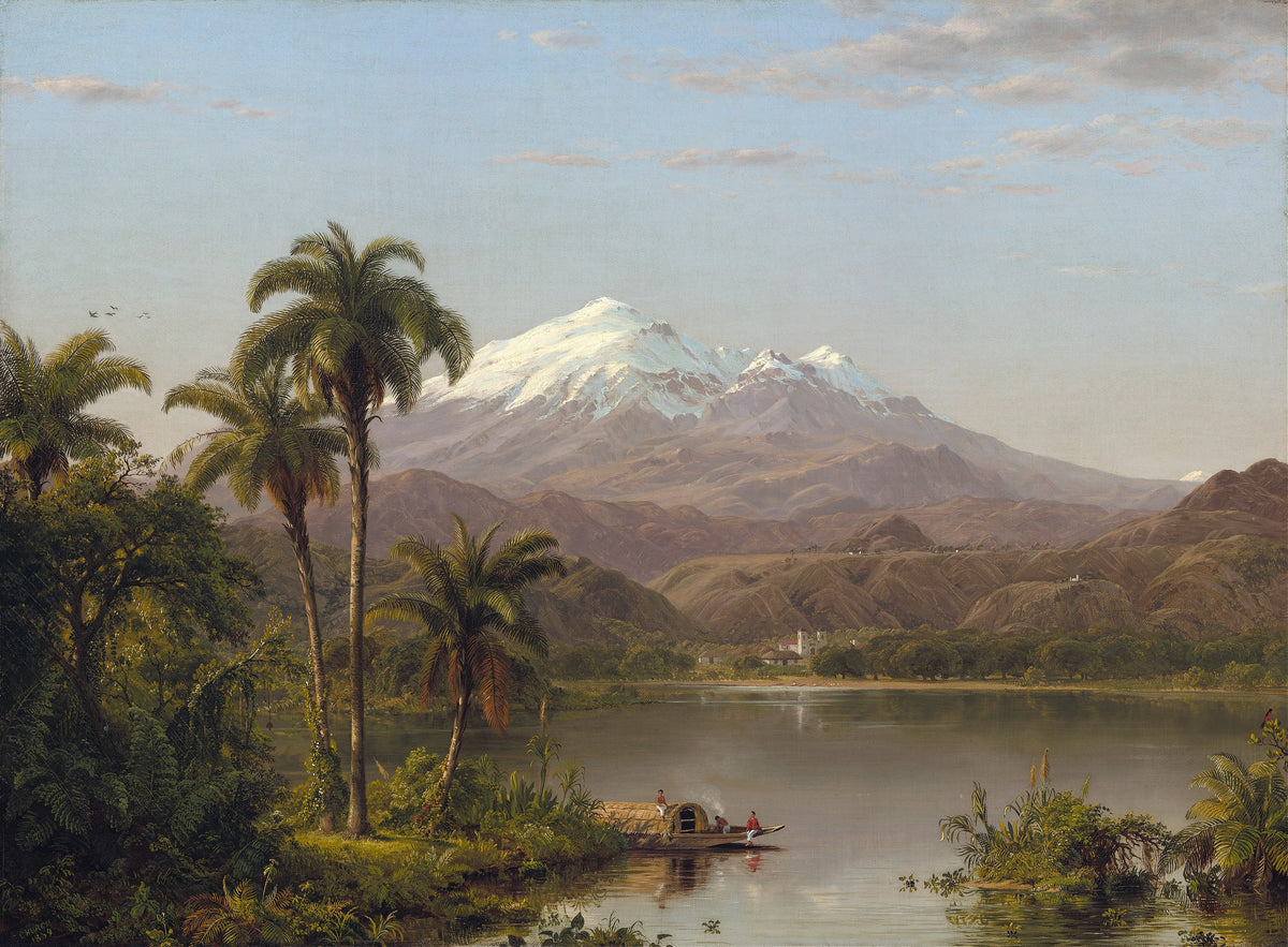 Frederic Edwin Church - Tamaca Palms (1854)