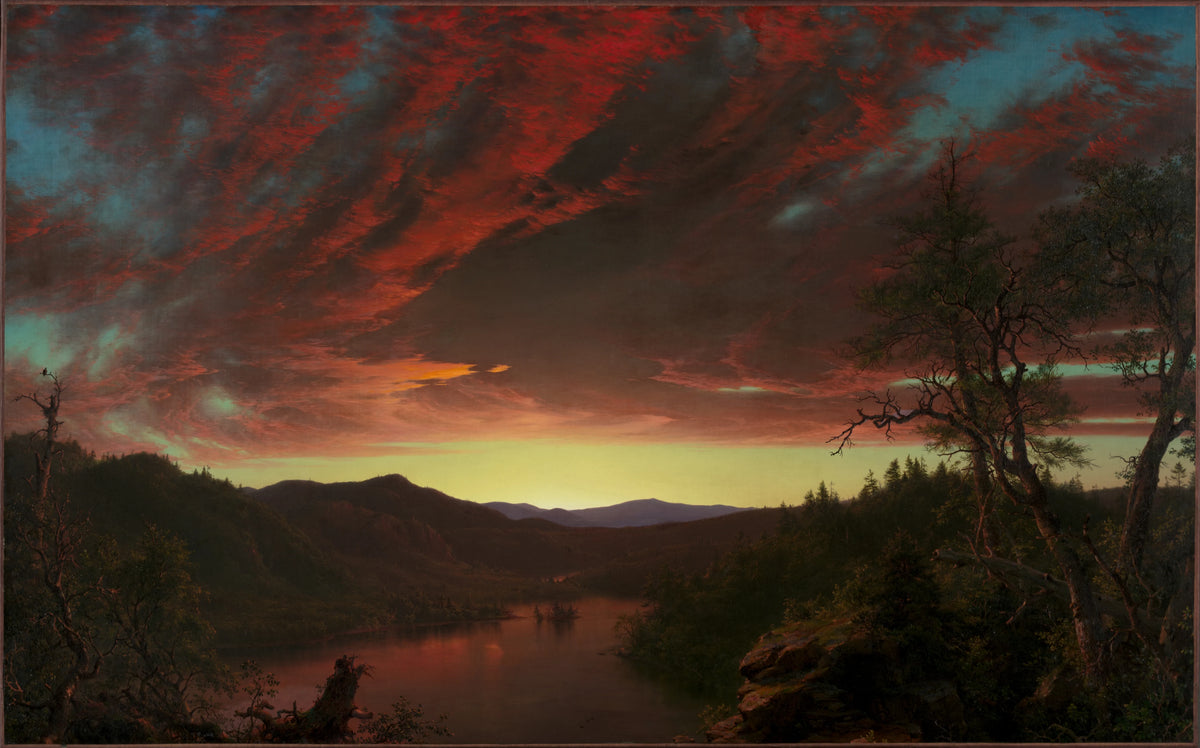 Frederic Edwin Church - Twilight in the Wilderness (1860)