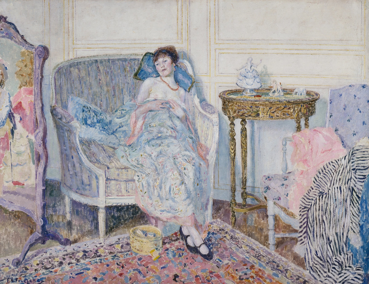 Frederick Carl Frieseke - In the Boudoir (1914)