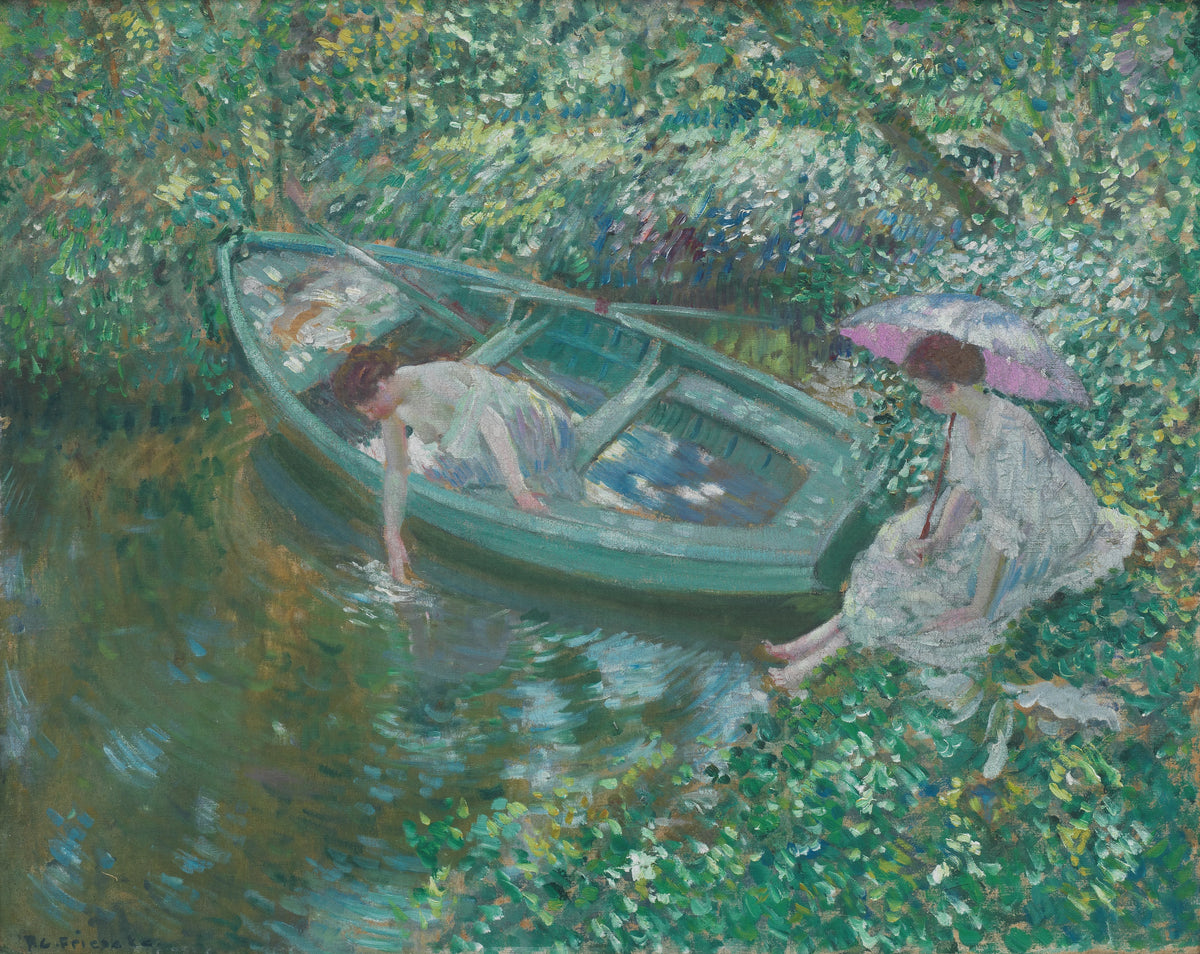 Frederick Carl Frieseke - Repose at Noonday (circa 1911)