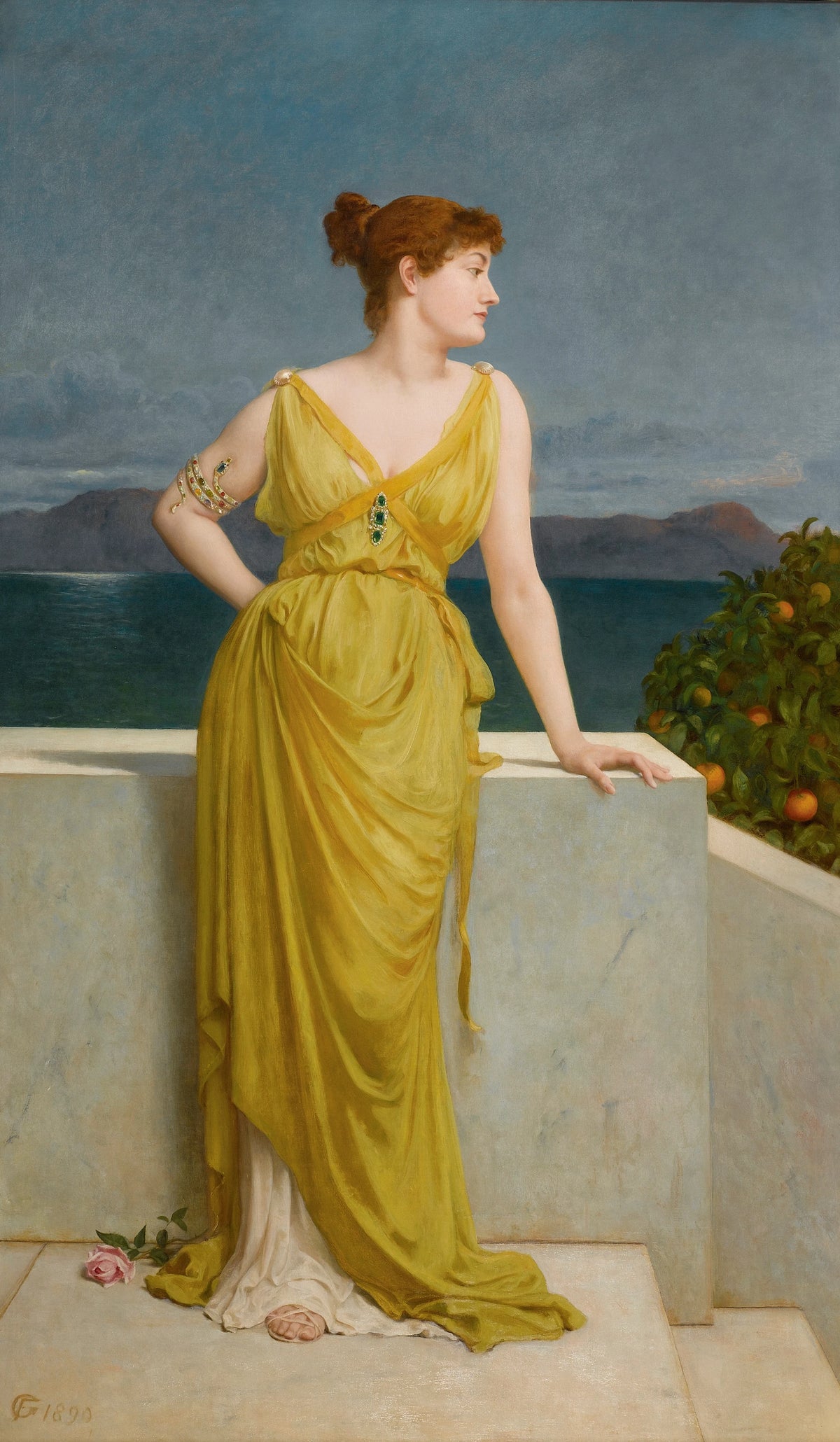 Frederick Goodall - Mrs. Charles Kettlewell (1890)