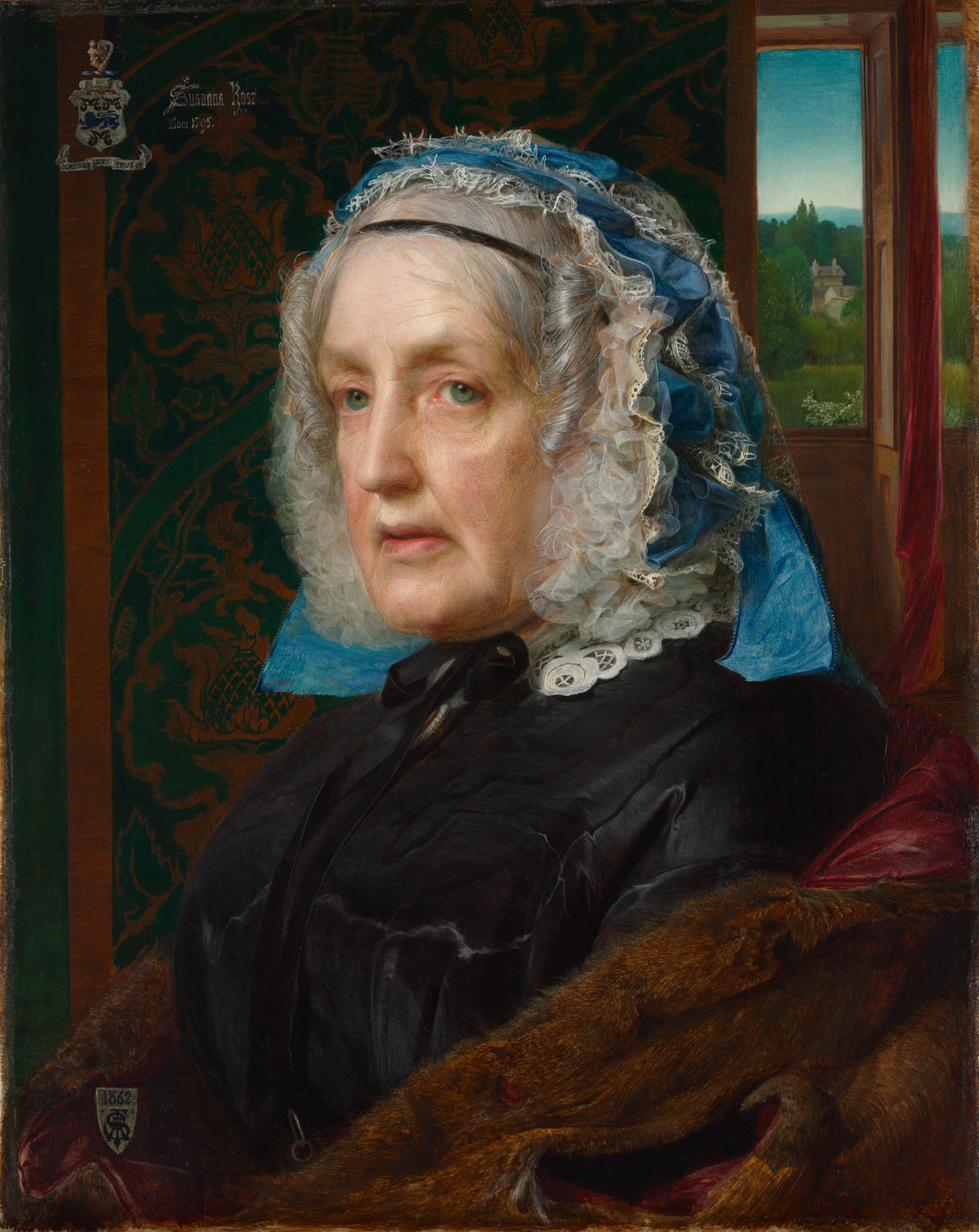 Frederick Sandys - Portrait of Susanna Rose (1862)