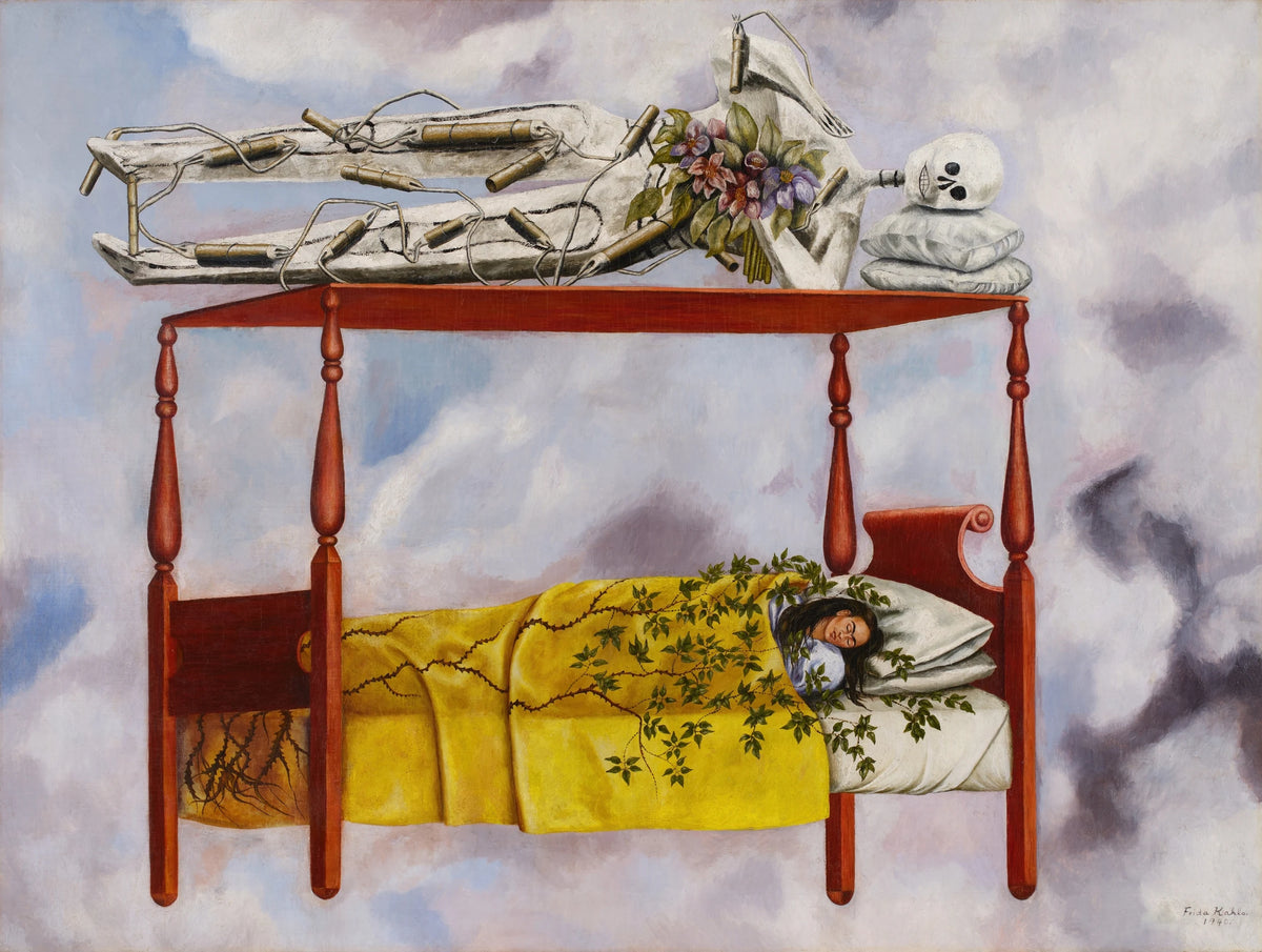 Frida Kahlo - El sueño (La cama) (1940)