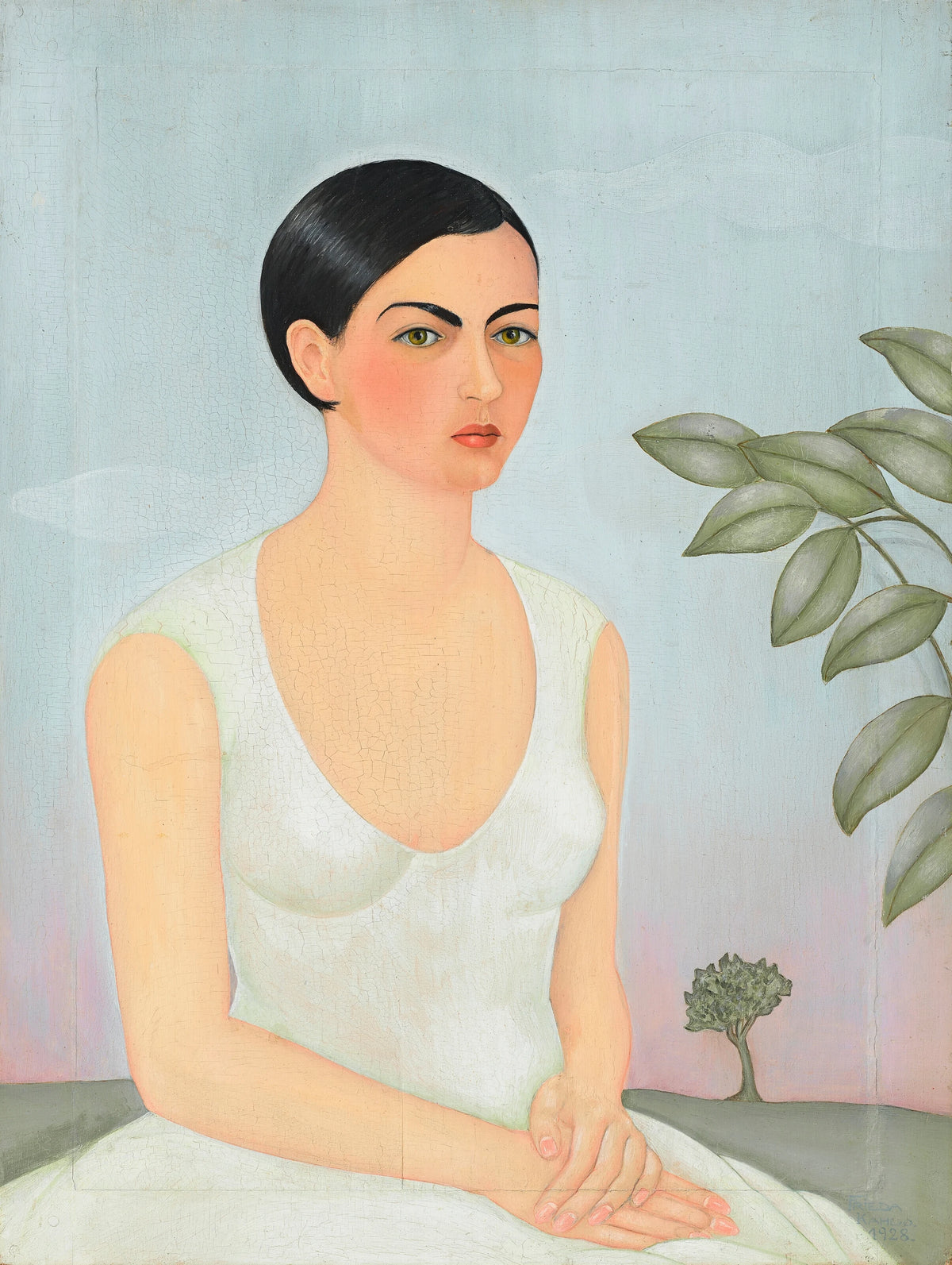 Frida Kahlo - Portrait of Cristina, My Sister (1928)