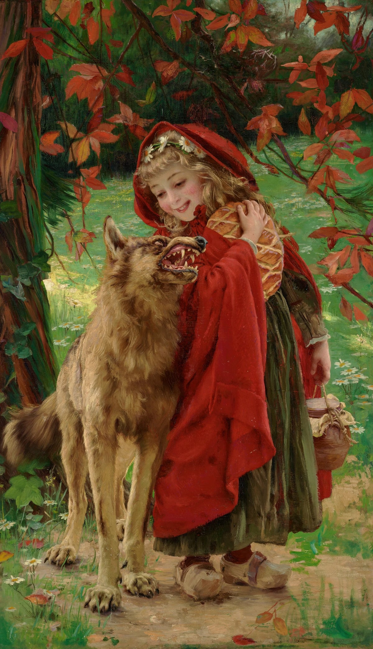 Gabriel Ferrier - Little Red Riding Hood