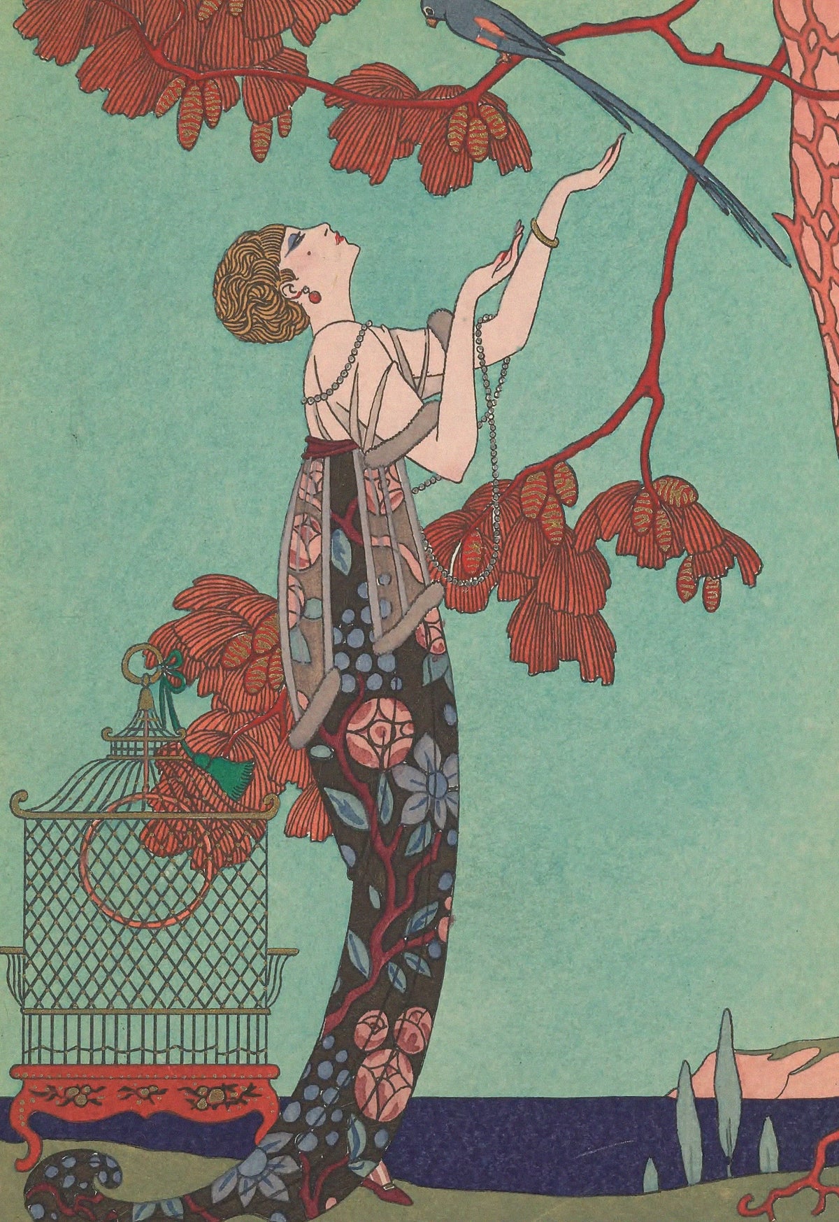 George Barbier - L'Oiseau Volage (1914)
